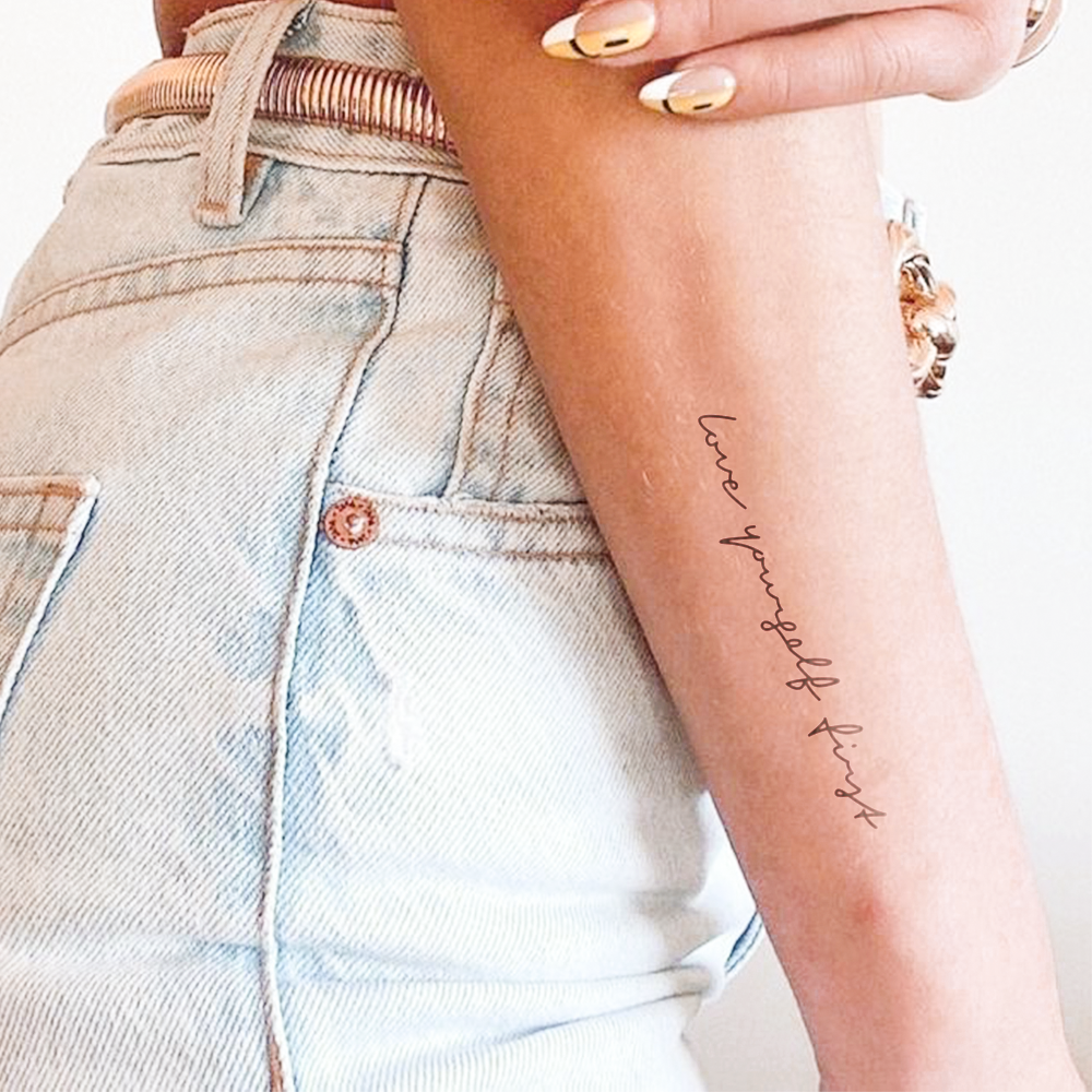Love Yourself Tattoo First