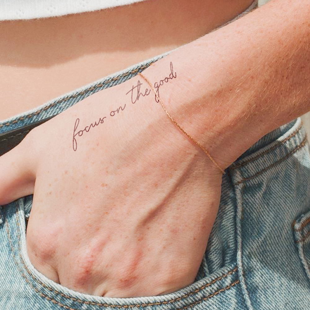 Tattoo Focus on the good
