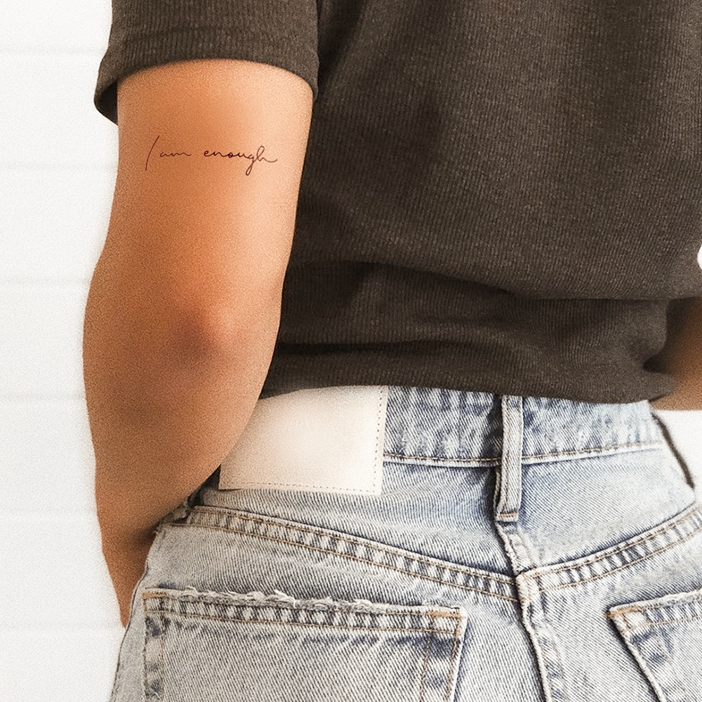 I am enough tattoo