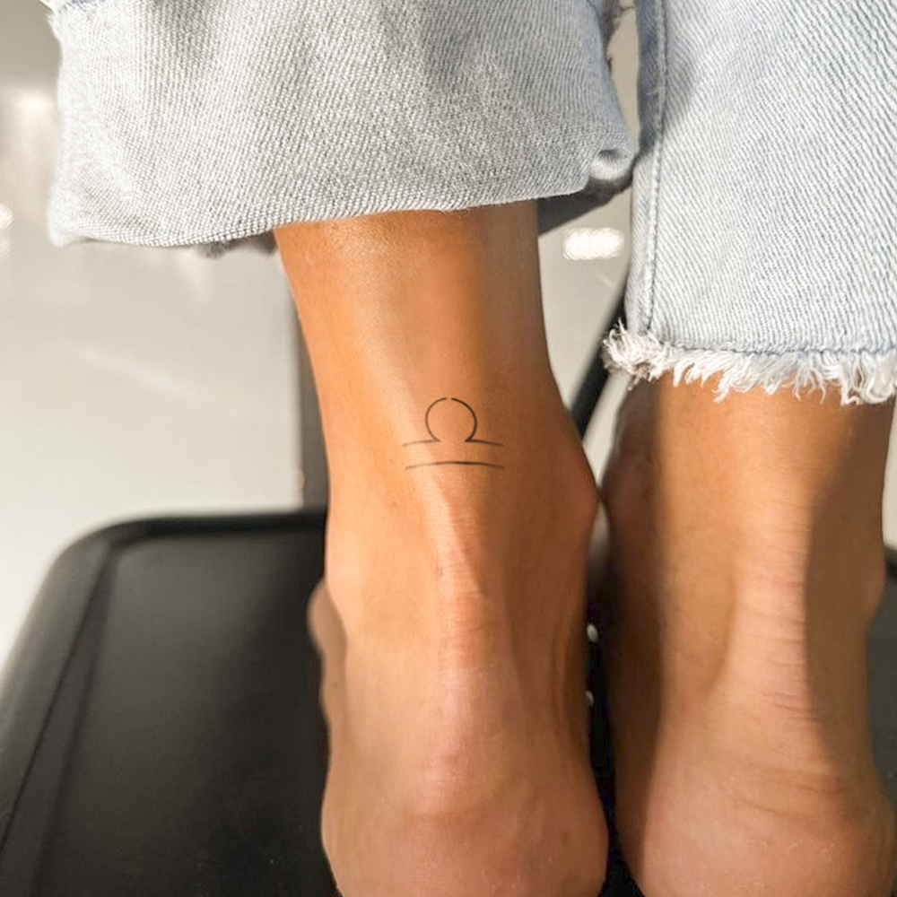 Libra zodiac tattoo