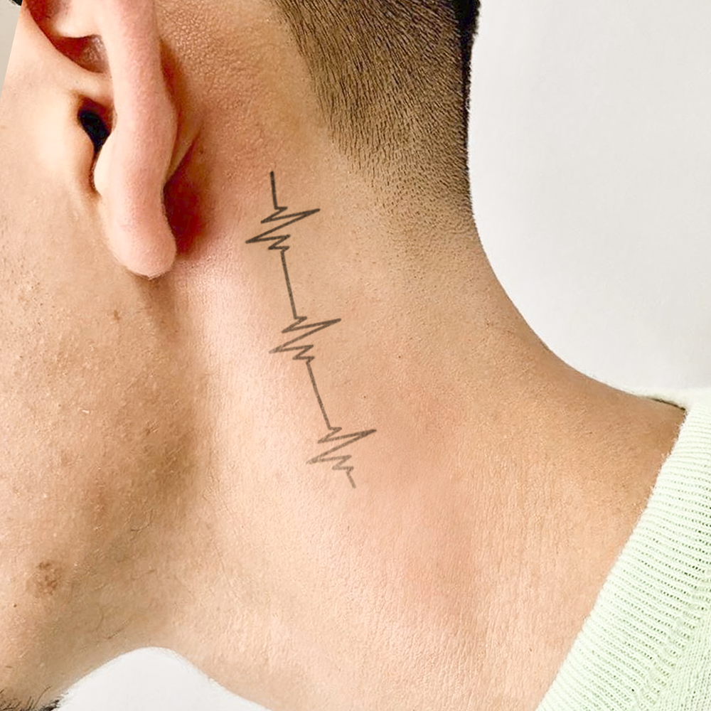 3 heartbeat tattoo