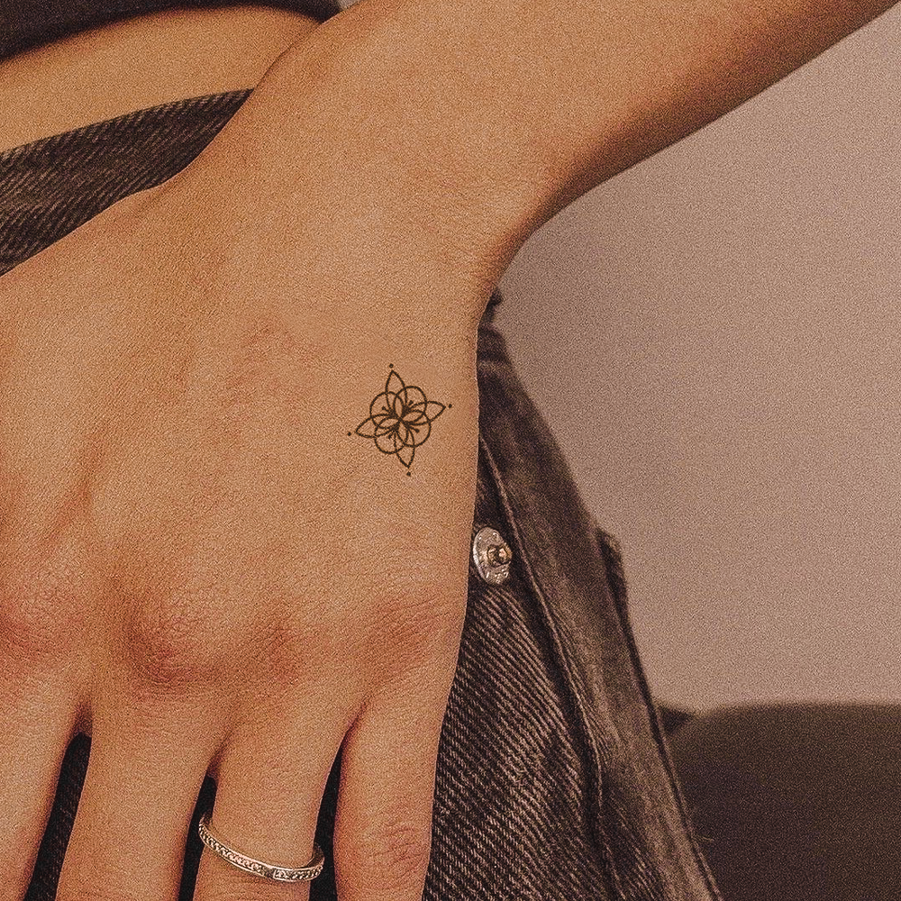 Tatuagem de energia mandala