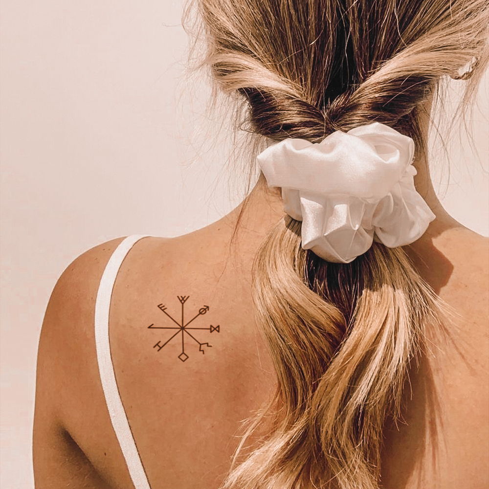 Nordic Compass Tattoo