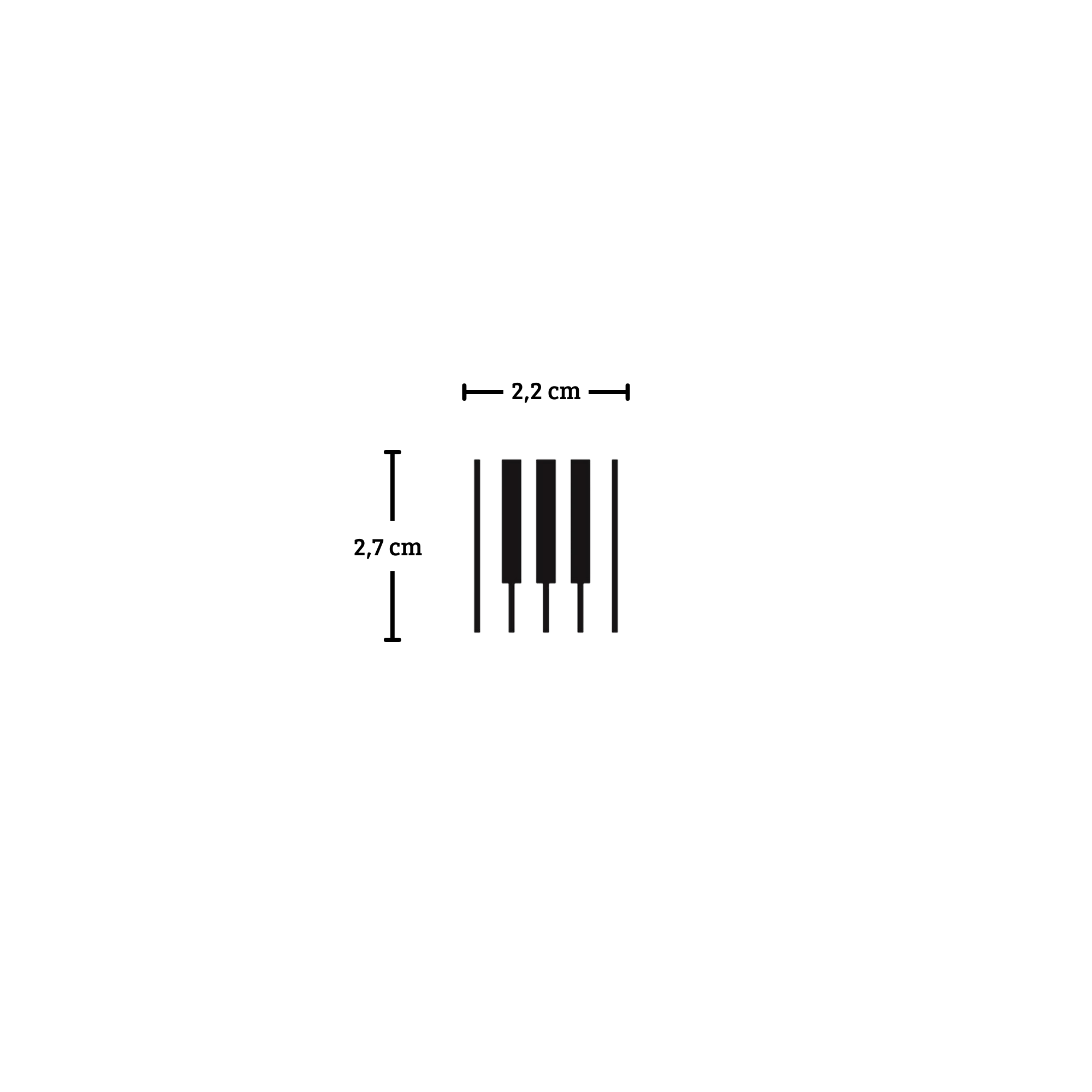 Minimalist Piano Tattoo
