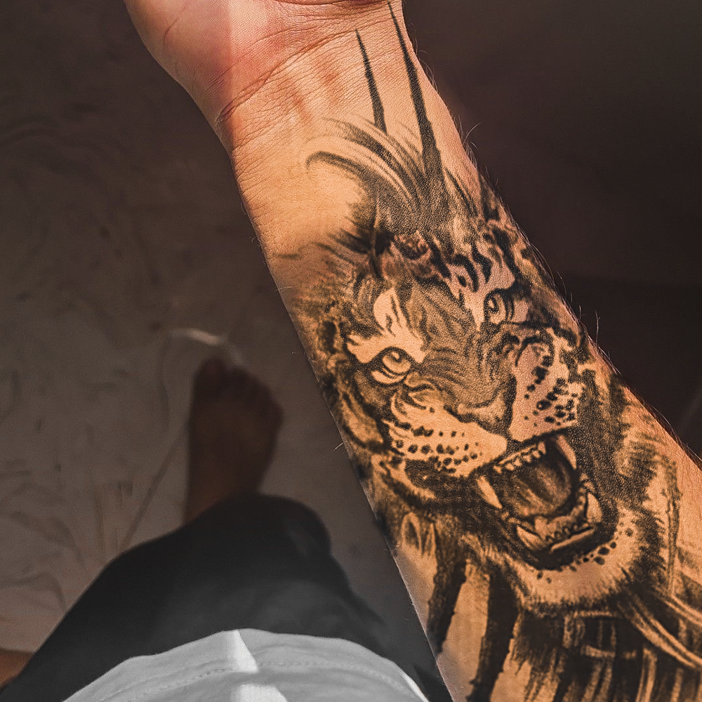 Heartbreaking Tiger Tattoo