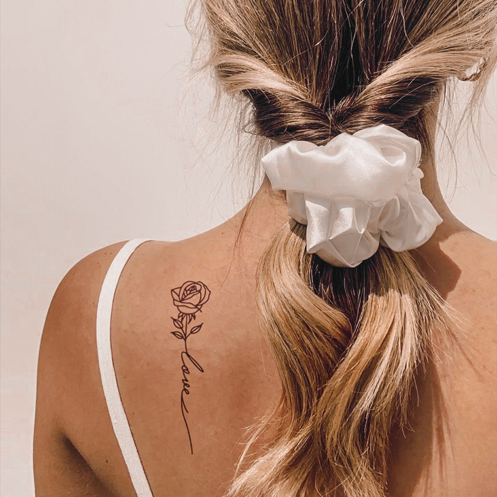 Rose love tattoo