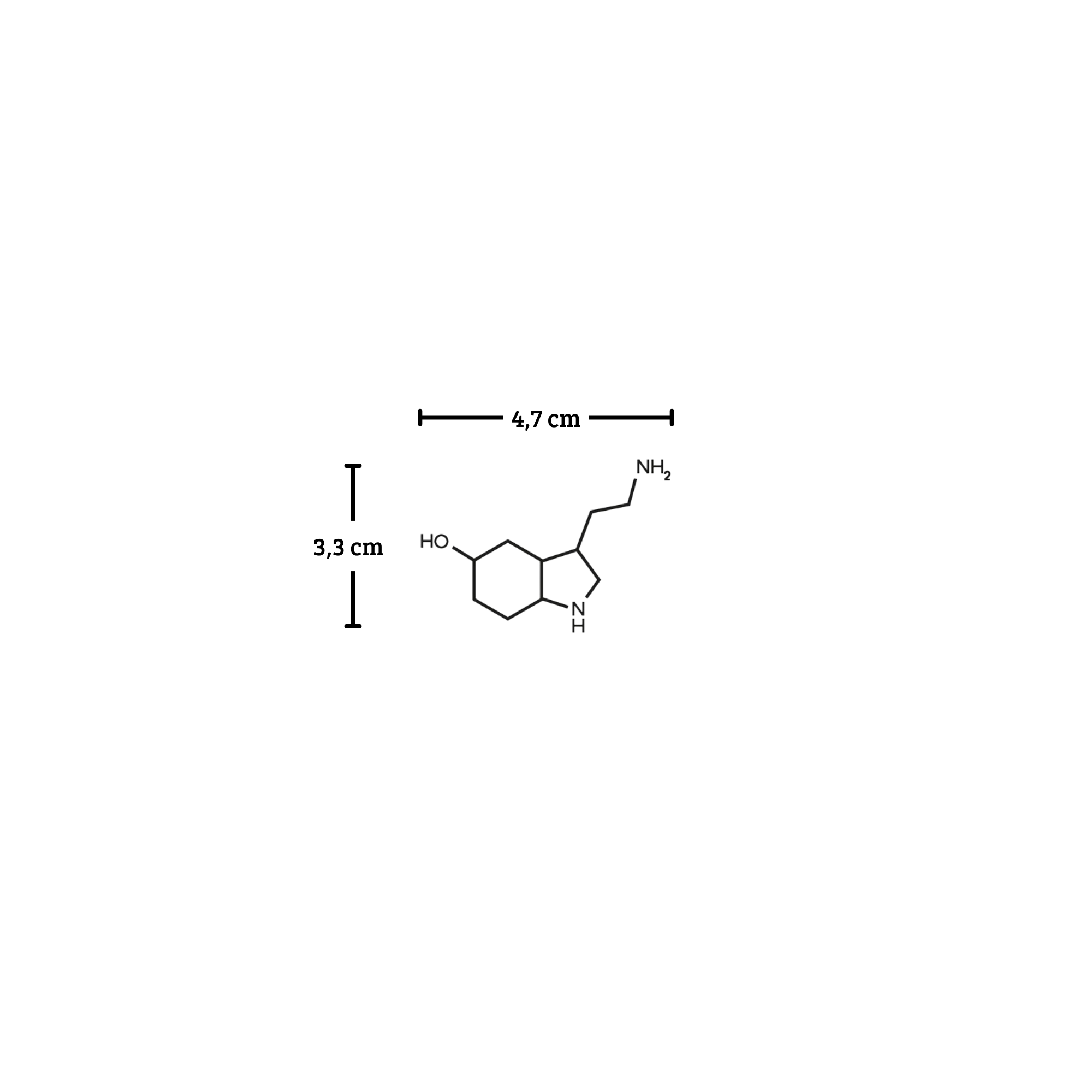 Tattoo Chemical sign serotonin