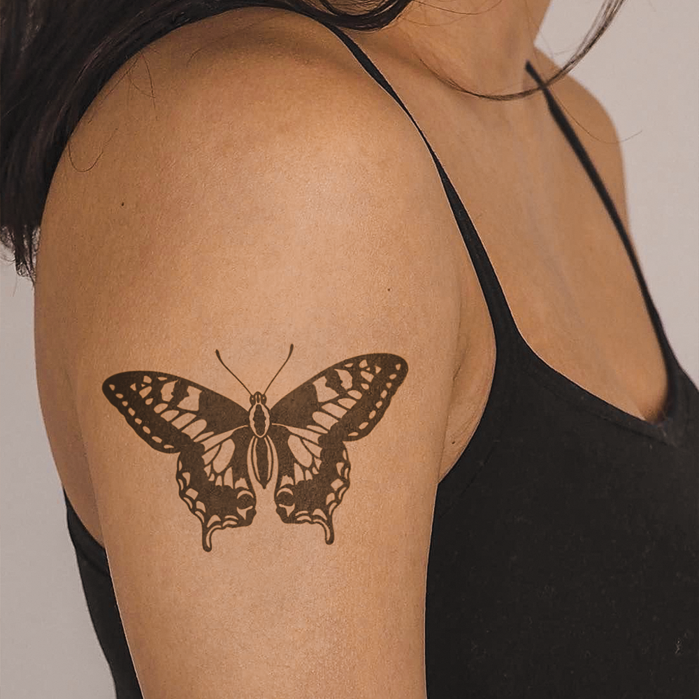 Tatuagem de borboleta vitoriana