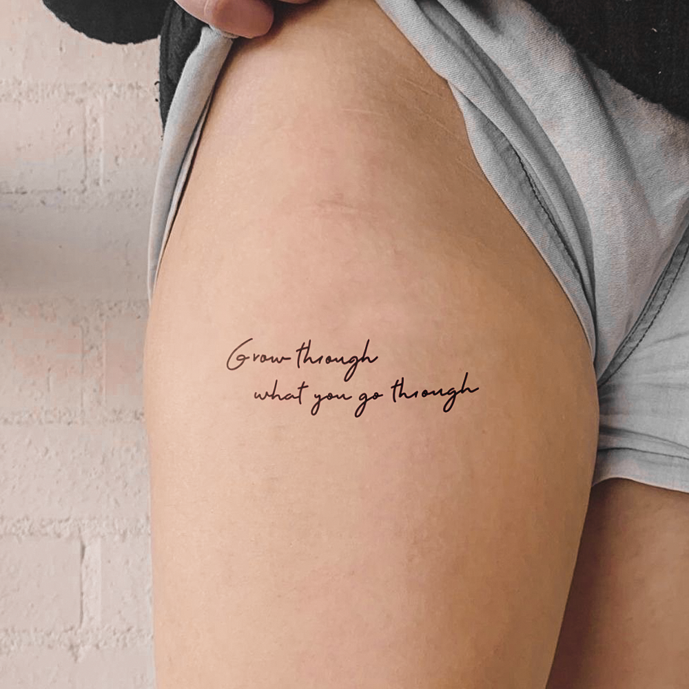 Tattoo Growing from what you've been through