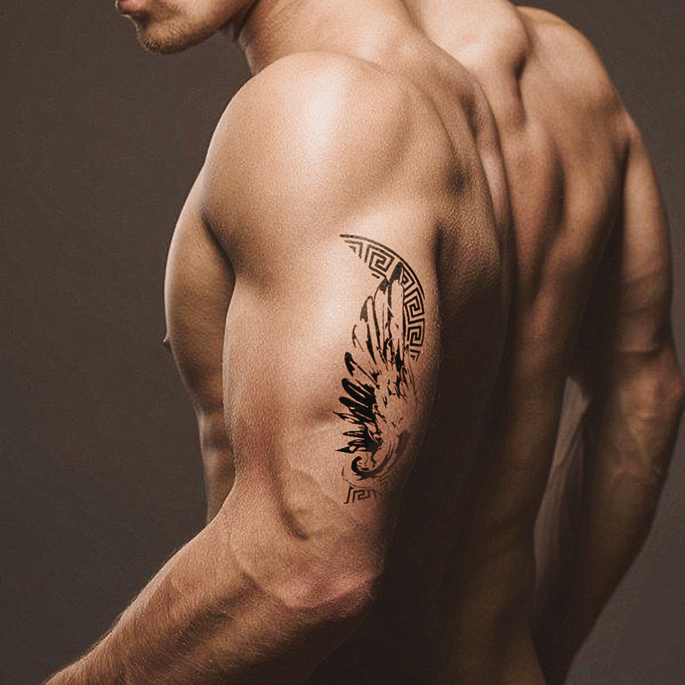 Tatuagem de asas de Ícaro