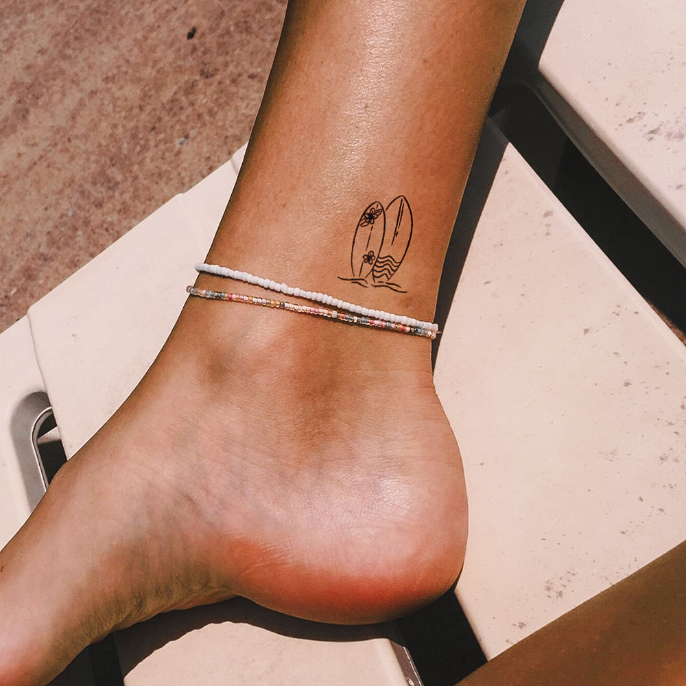 Hawaii Surfboard Tattoo