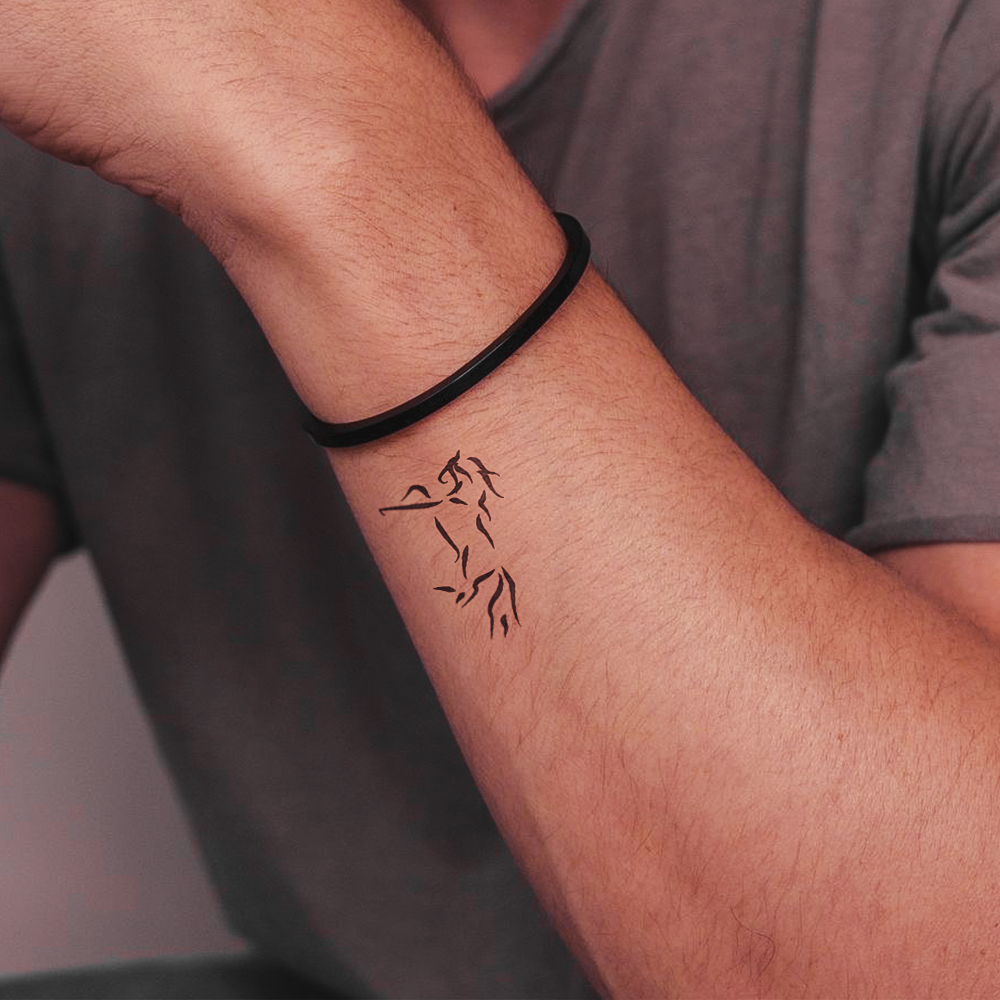 Horse Silhouette Tattoo