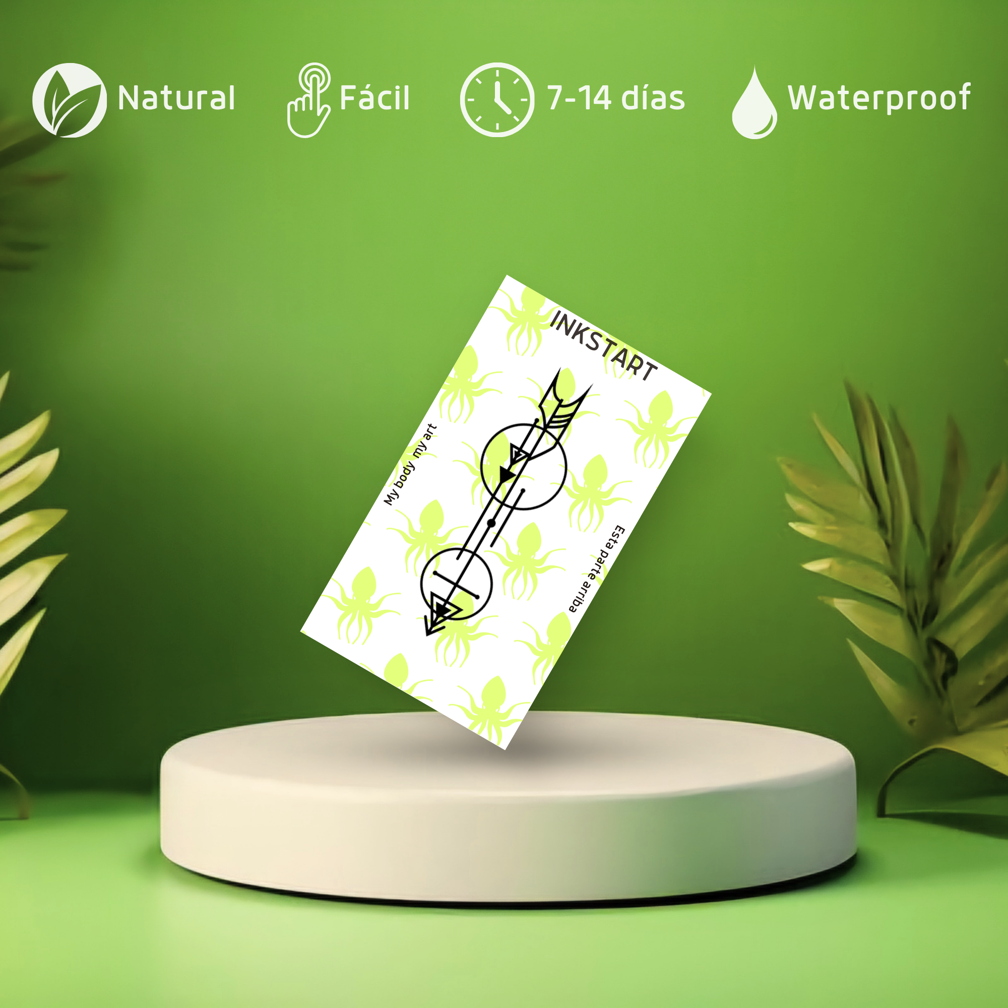 Arrows and circles tattoo