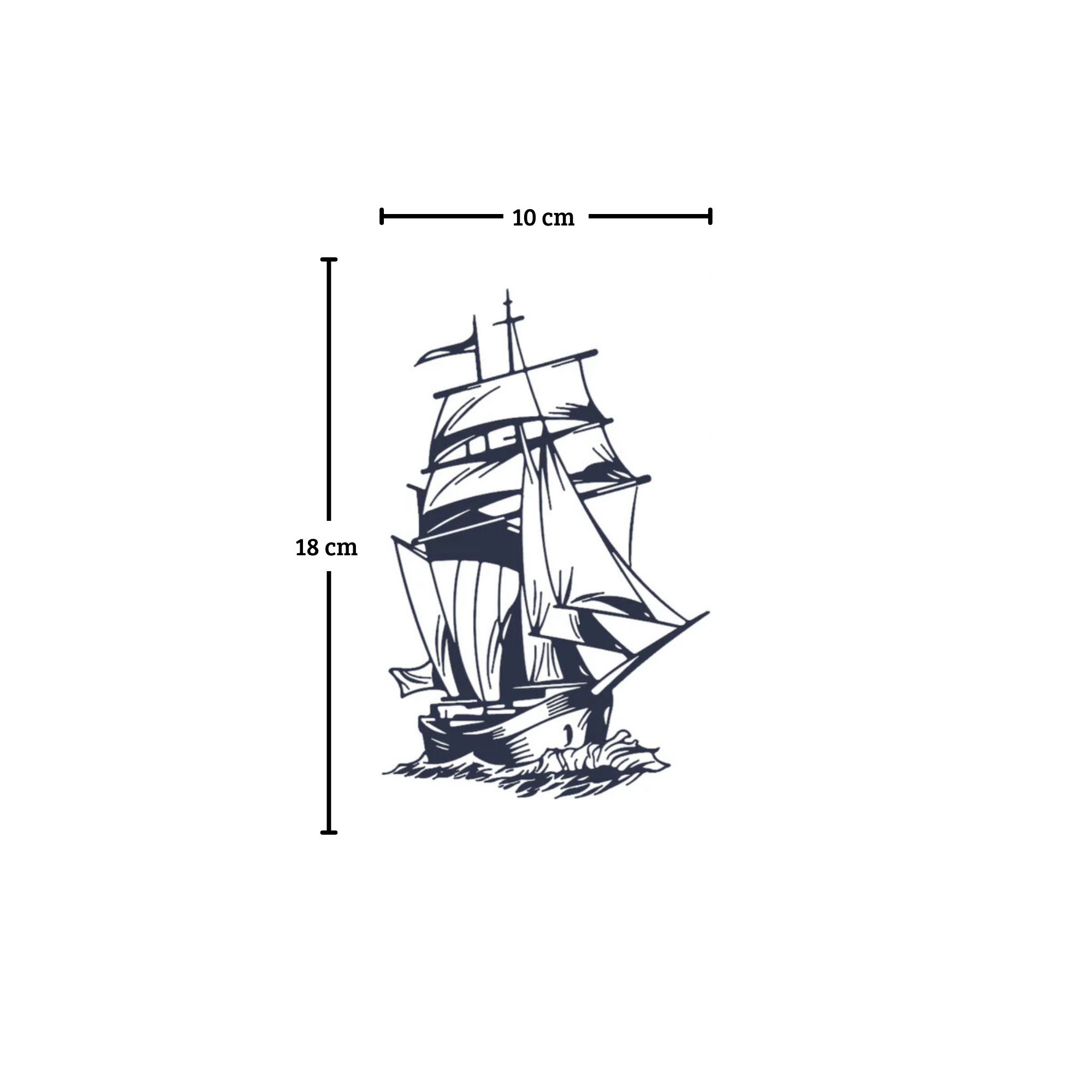 Pirate Sailing Ship Tattoo