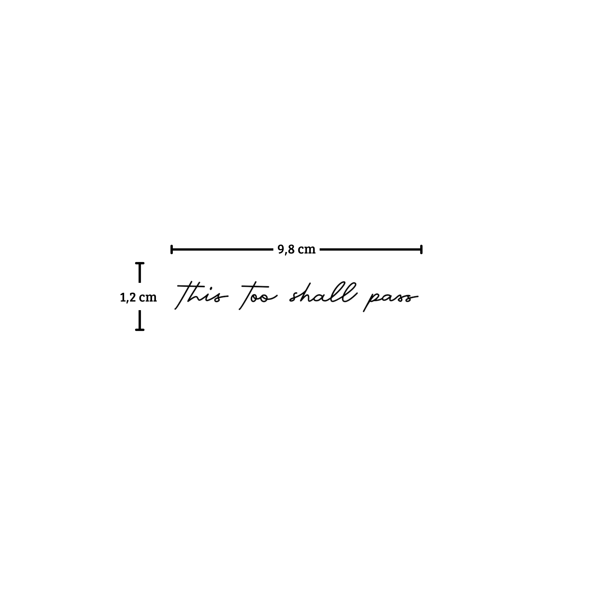 Tattoo This too shall pass