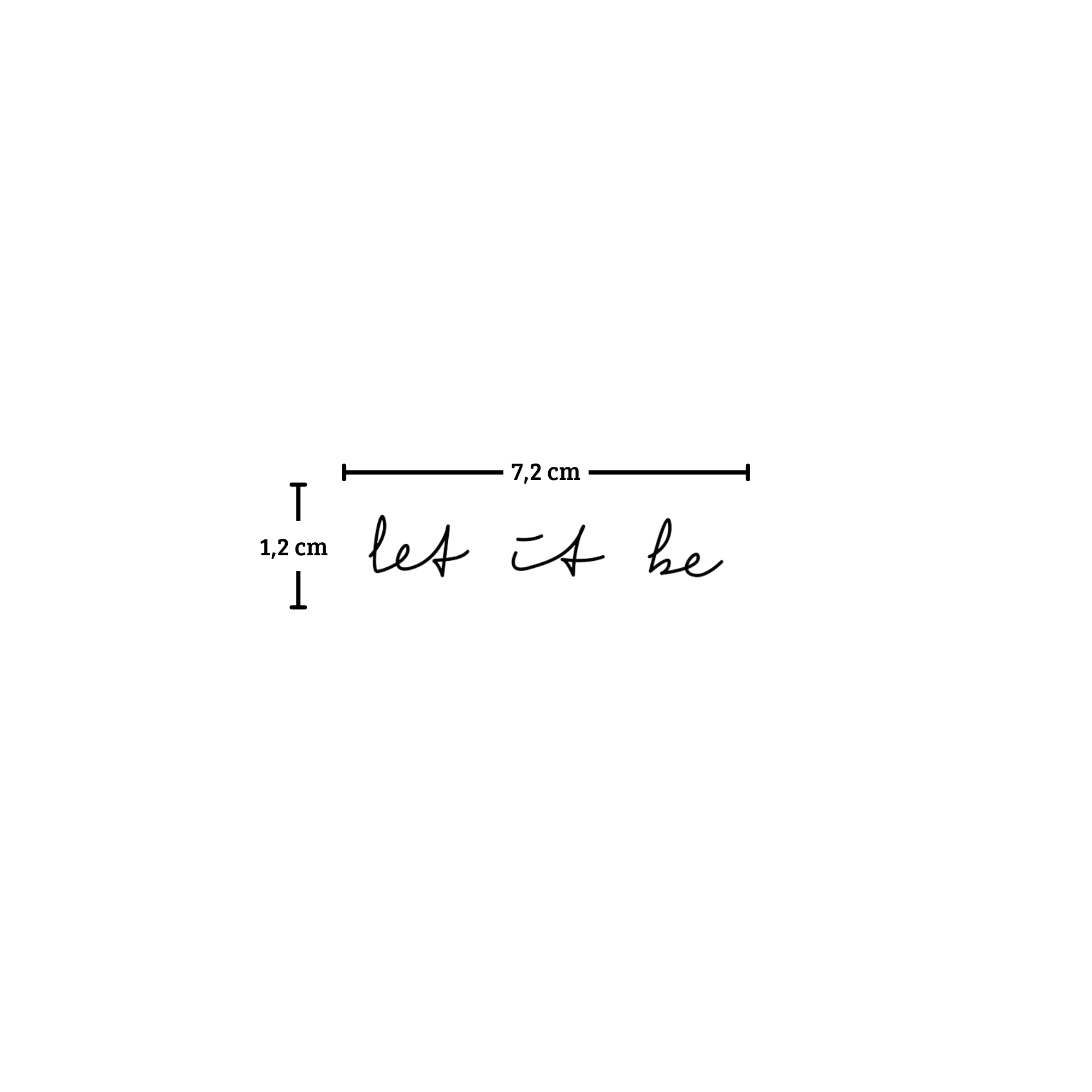 Let it be tattoo
