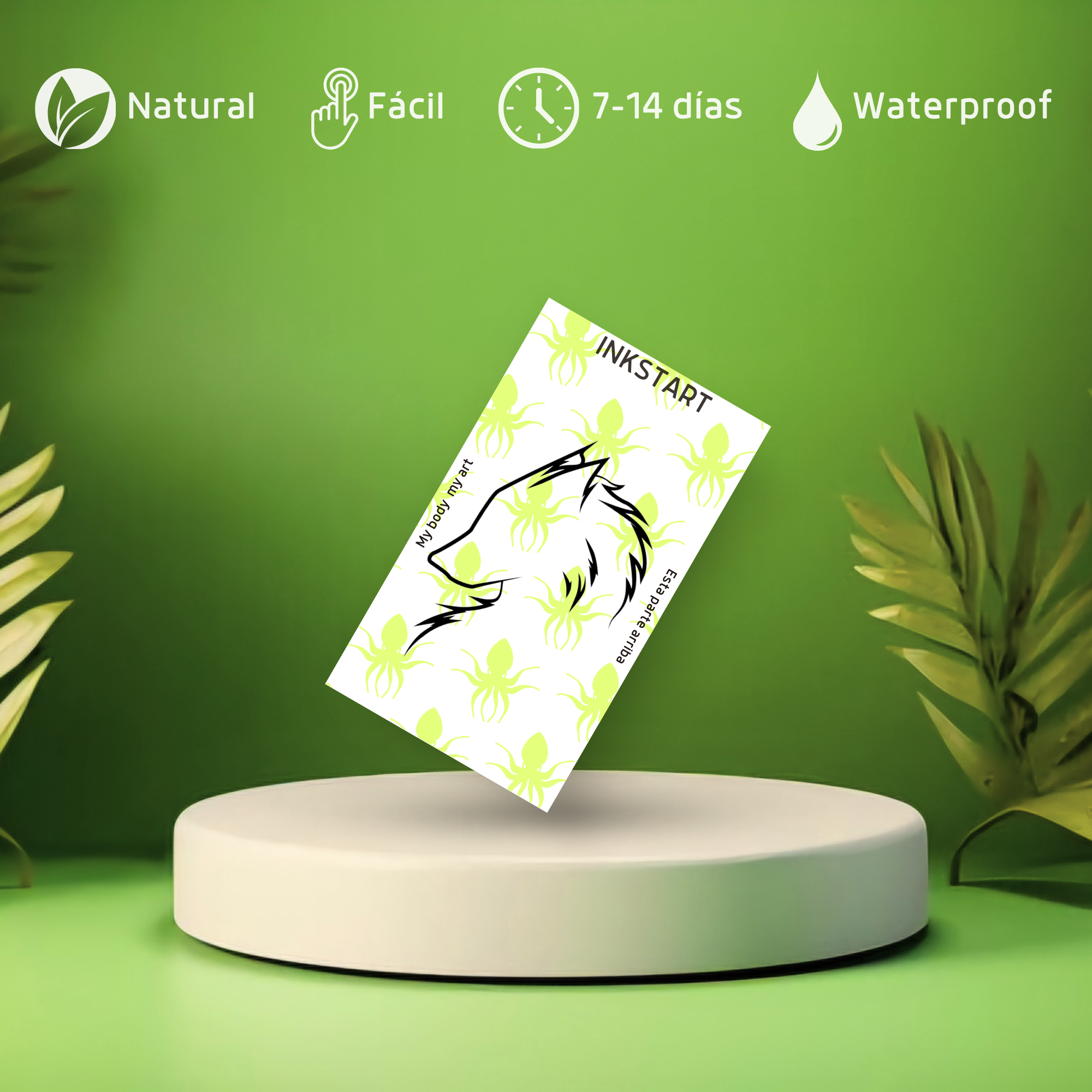 Wolf Head Silhouette Tattoo