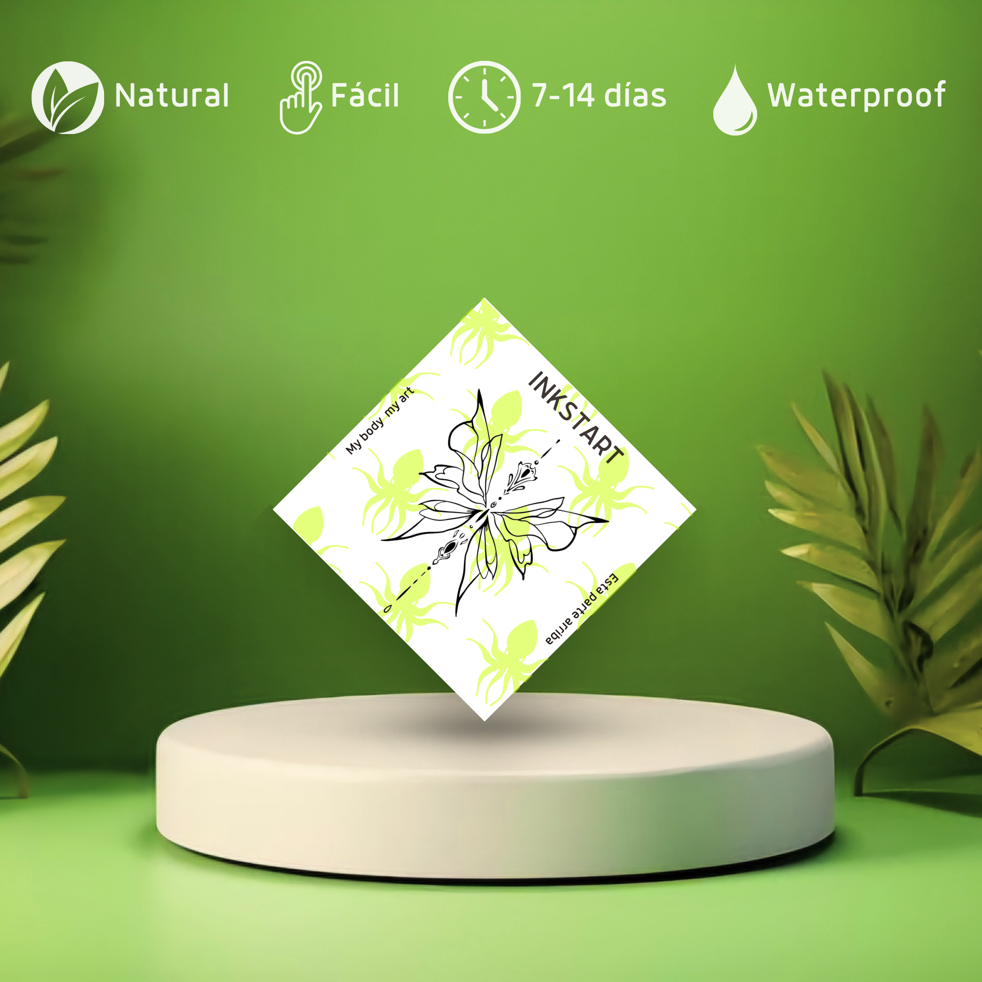 Tatuagem Abstrata de Borboleta