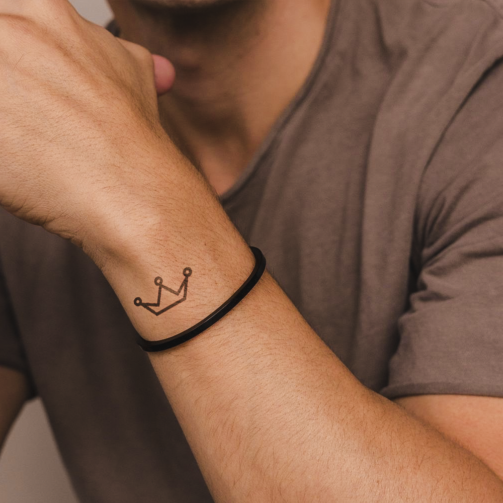 Abstract Crown Tattoo