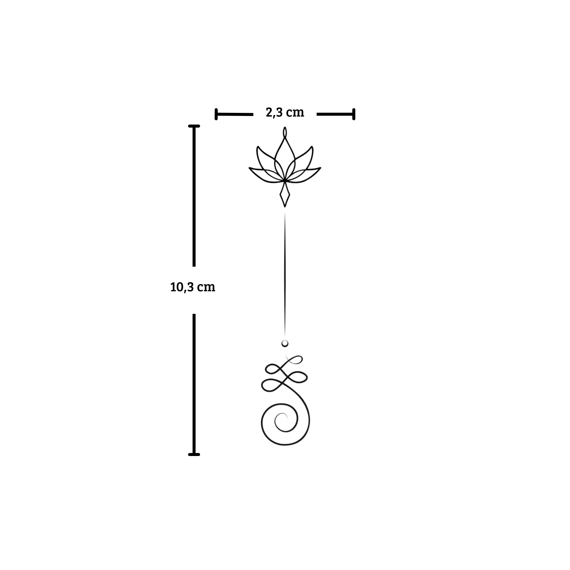 Large Lotus Tattoo