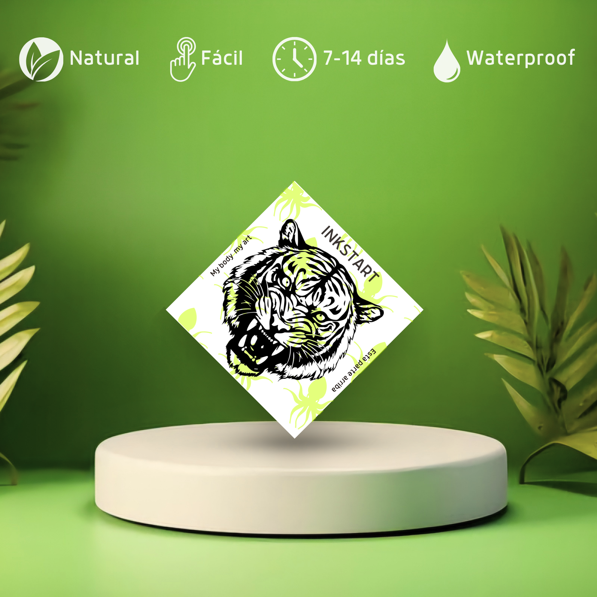 Tatuagem de cabeça de tigre