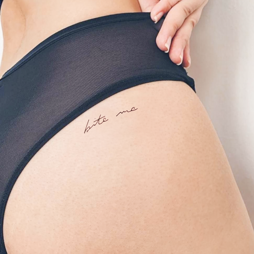 Bite Me Tattoo