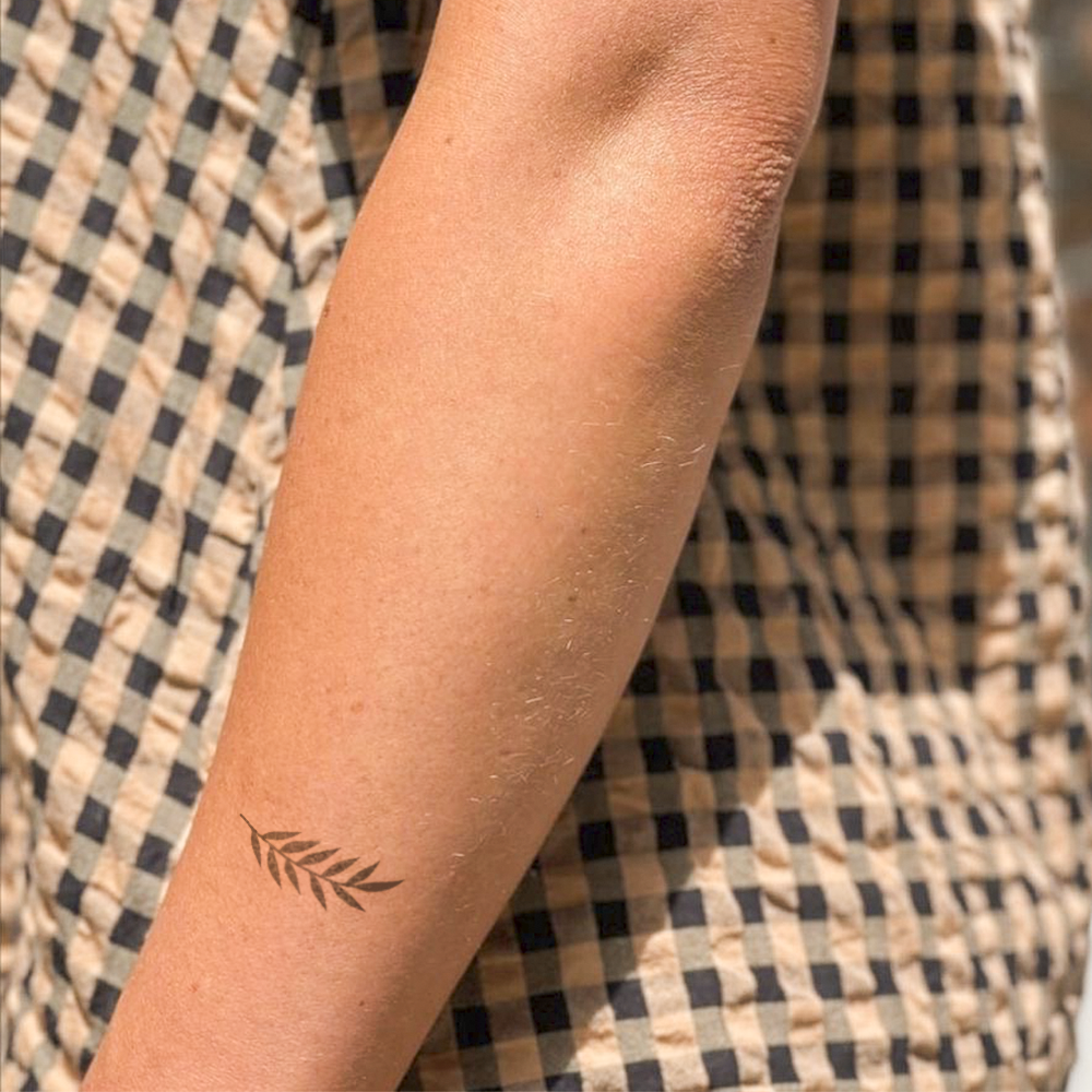 Bay leaf tattoo