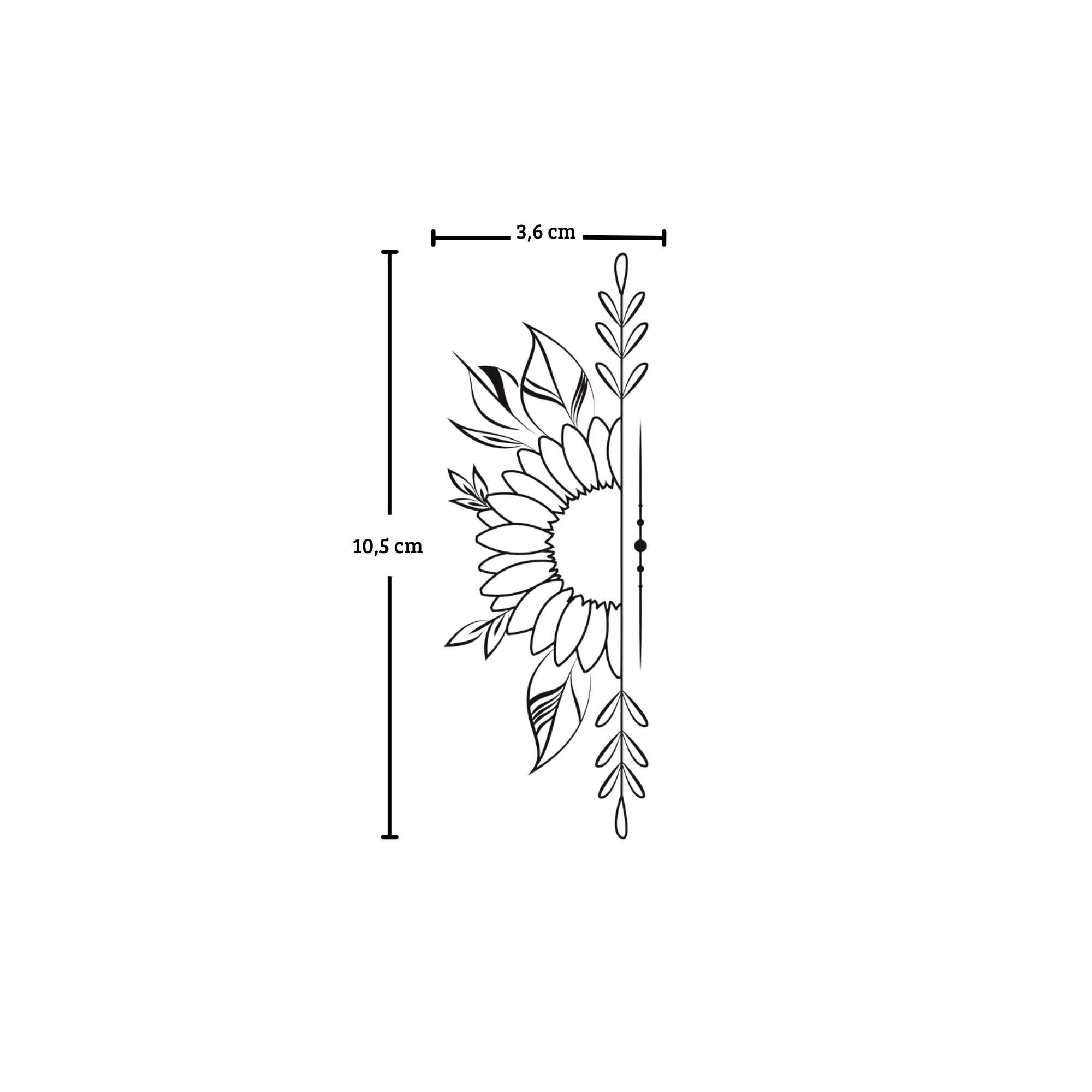 Tatuaje Sueño de girasol