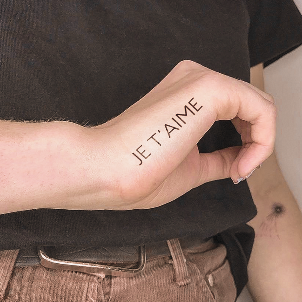 I love you Frances tattoo