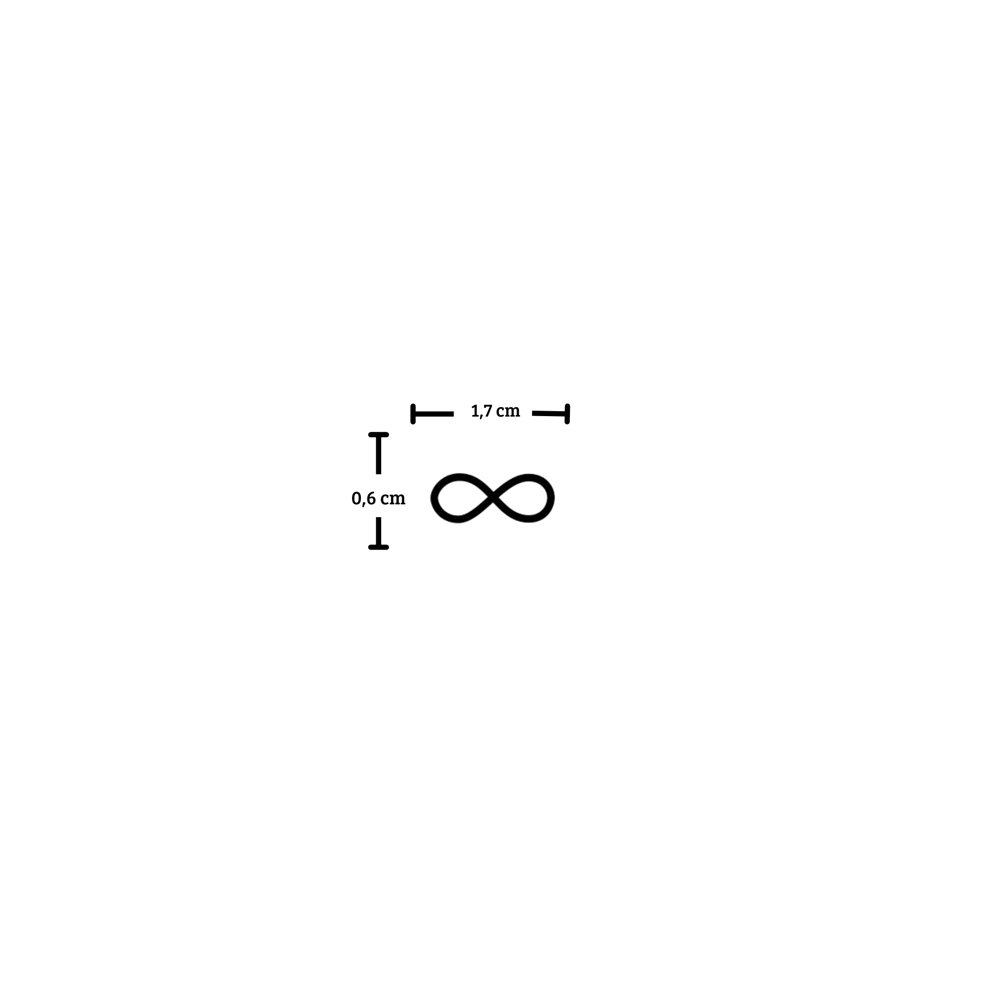 Tatuaje infinito pequeño