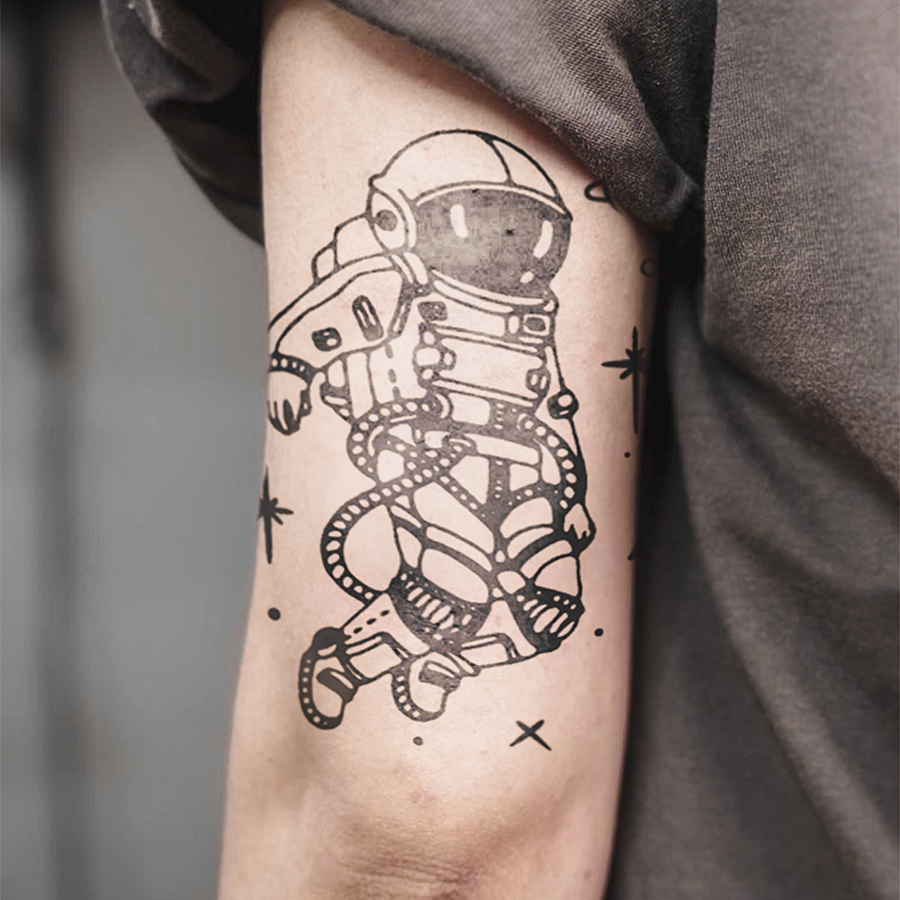 Tatuagem de astronauta