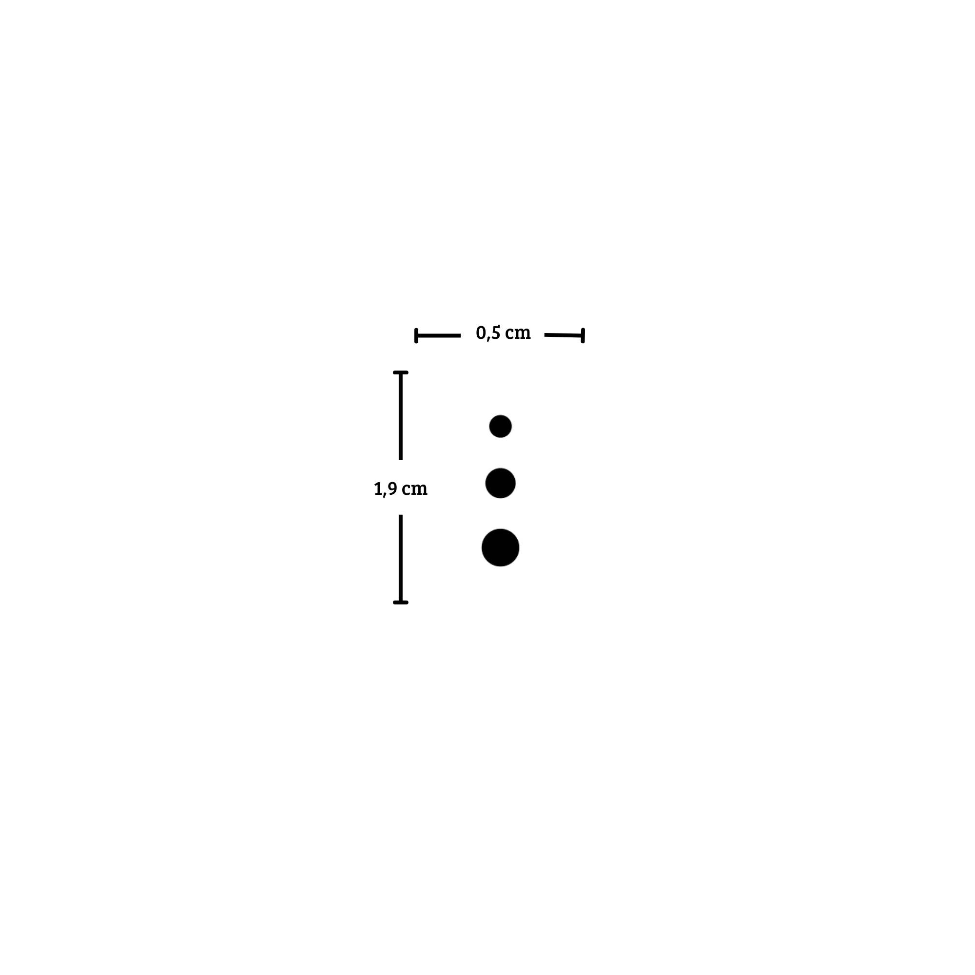 Three dots tattoo