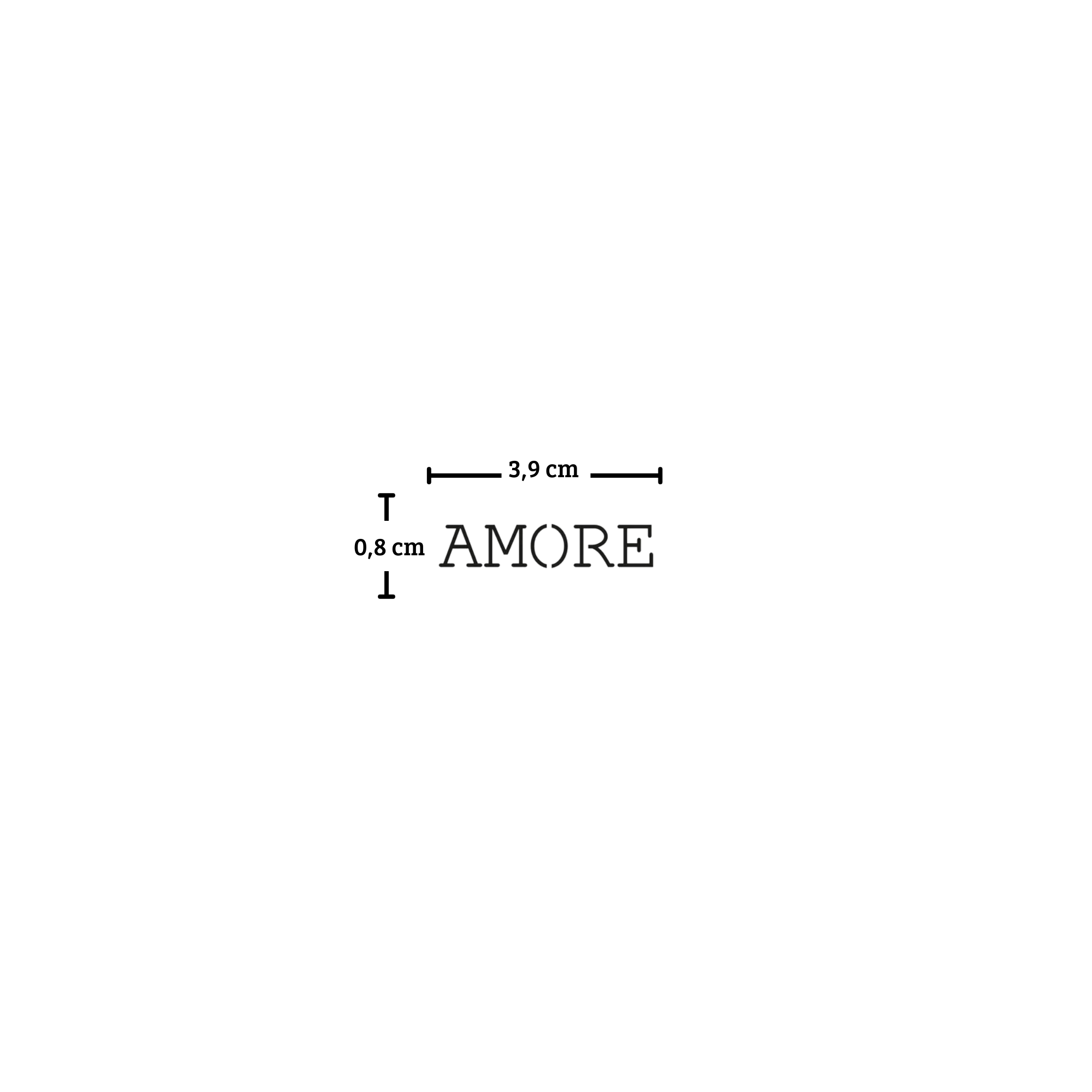 Tatuaje AMORE