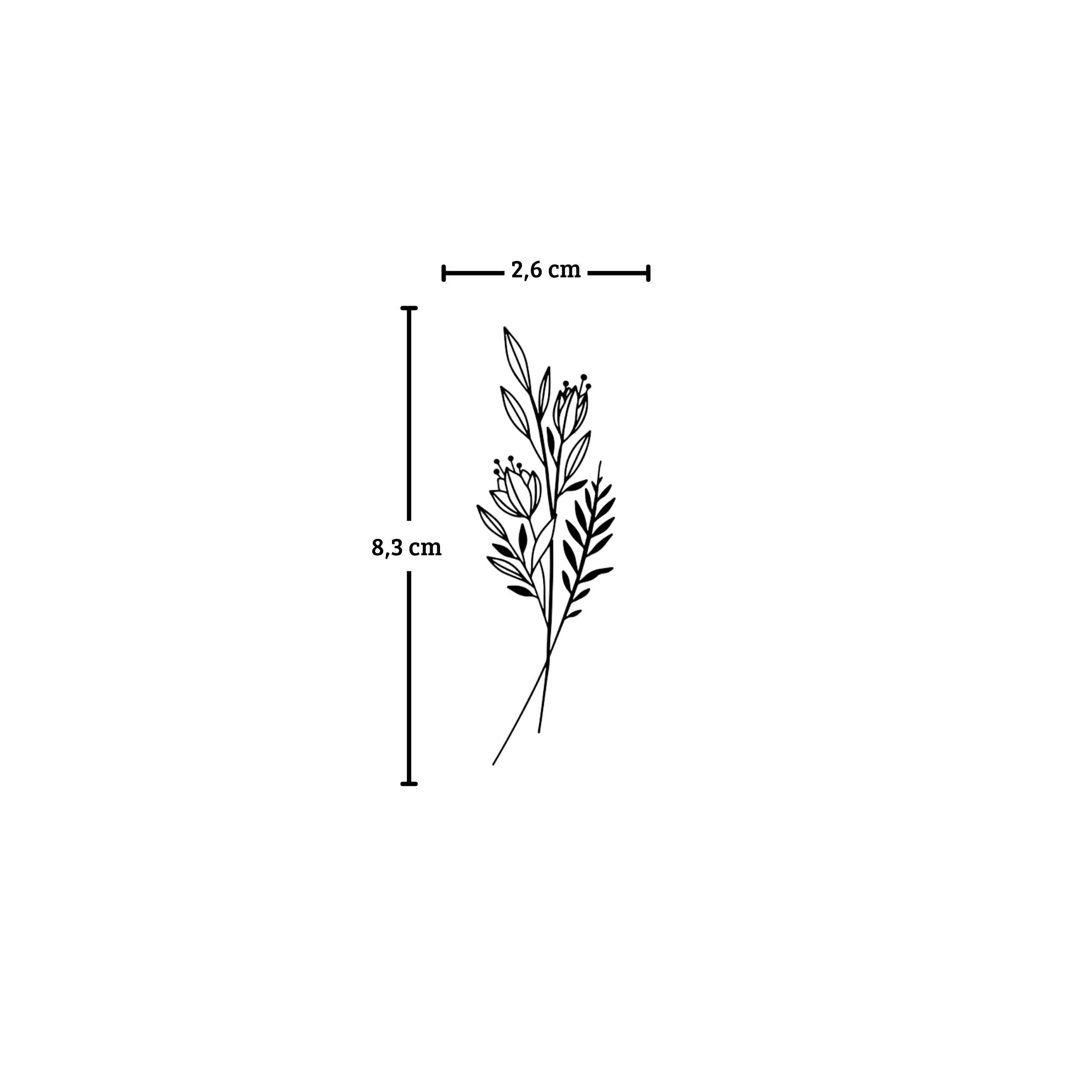Bunch of Flowers Tattoo