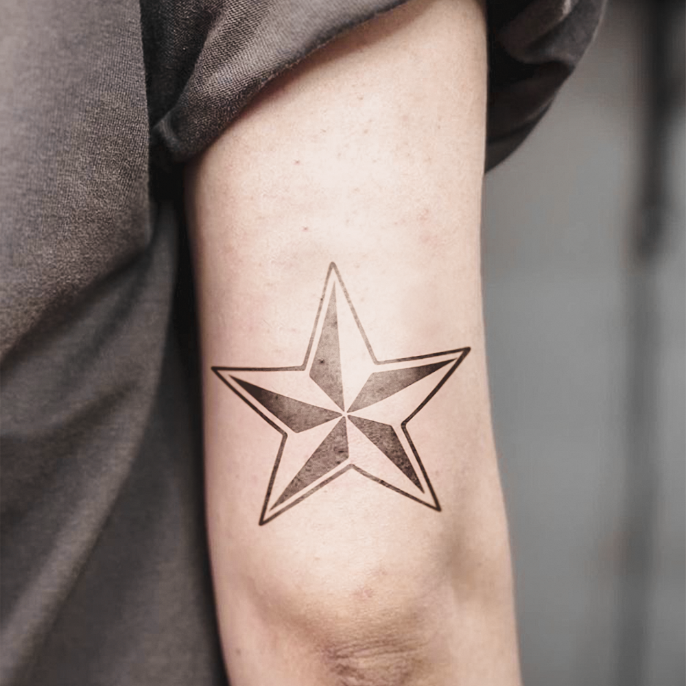 Nautical star tattoo