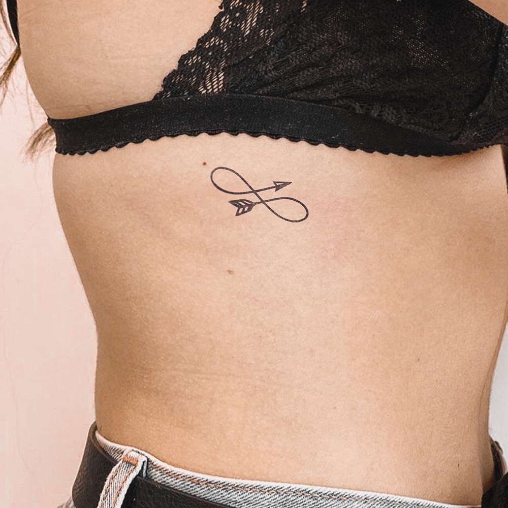 Cupid's arrow tattoo