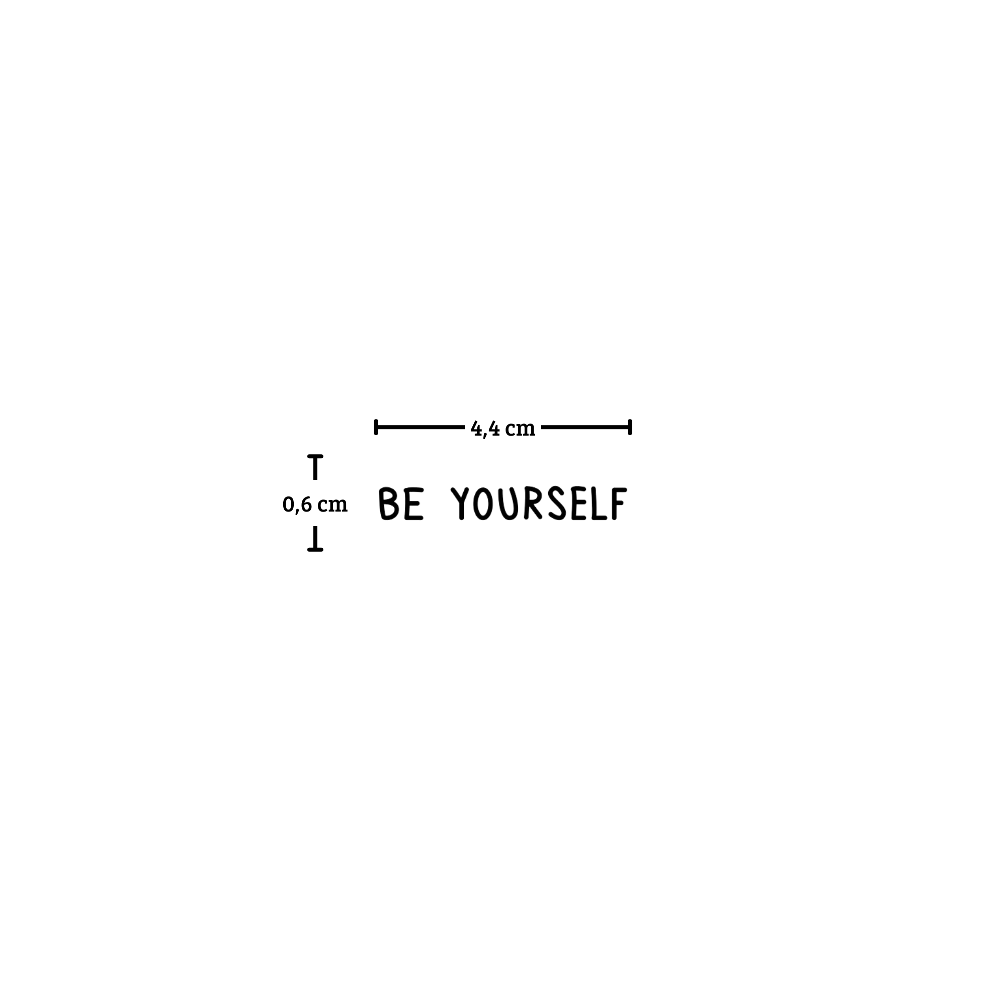 Be Yourself Tattoo