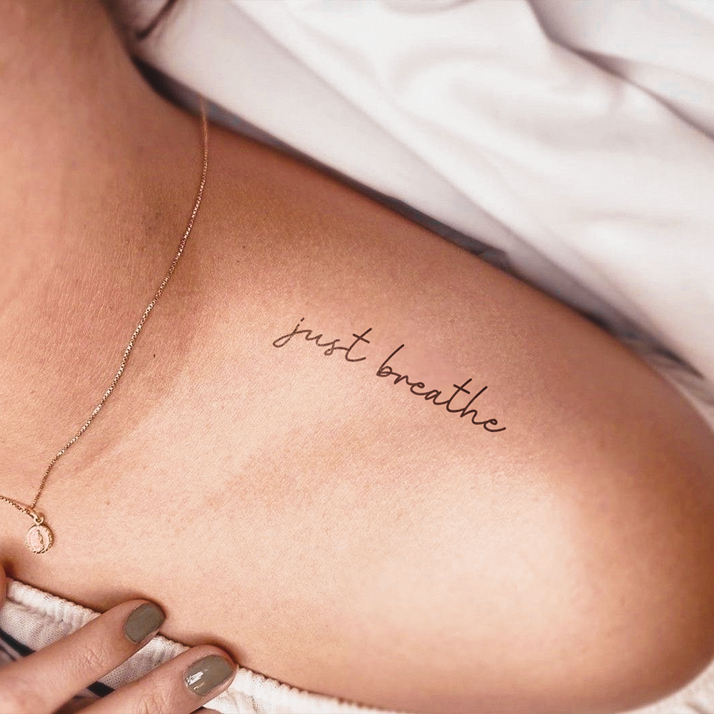 Just Breathe Tattoo