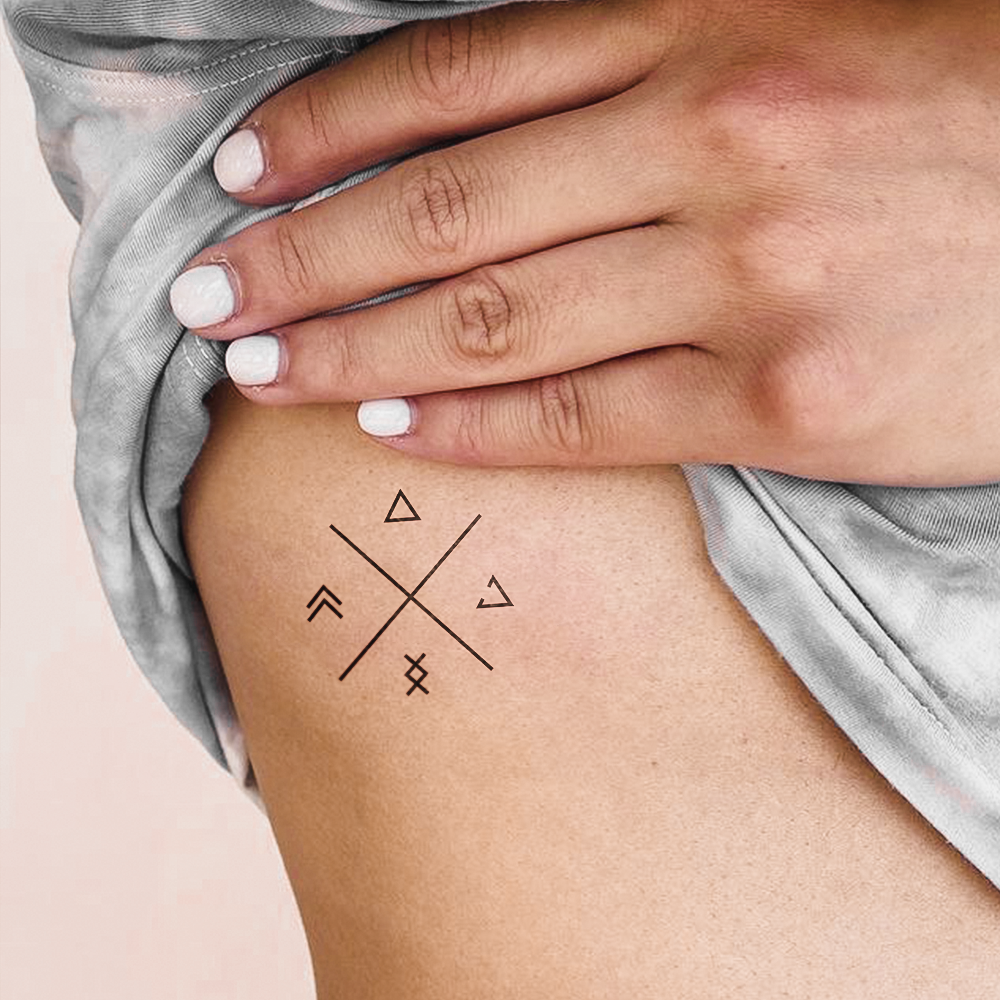 Witch sign tattoo