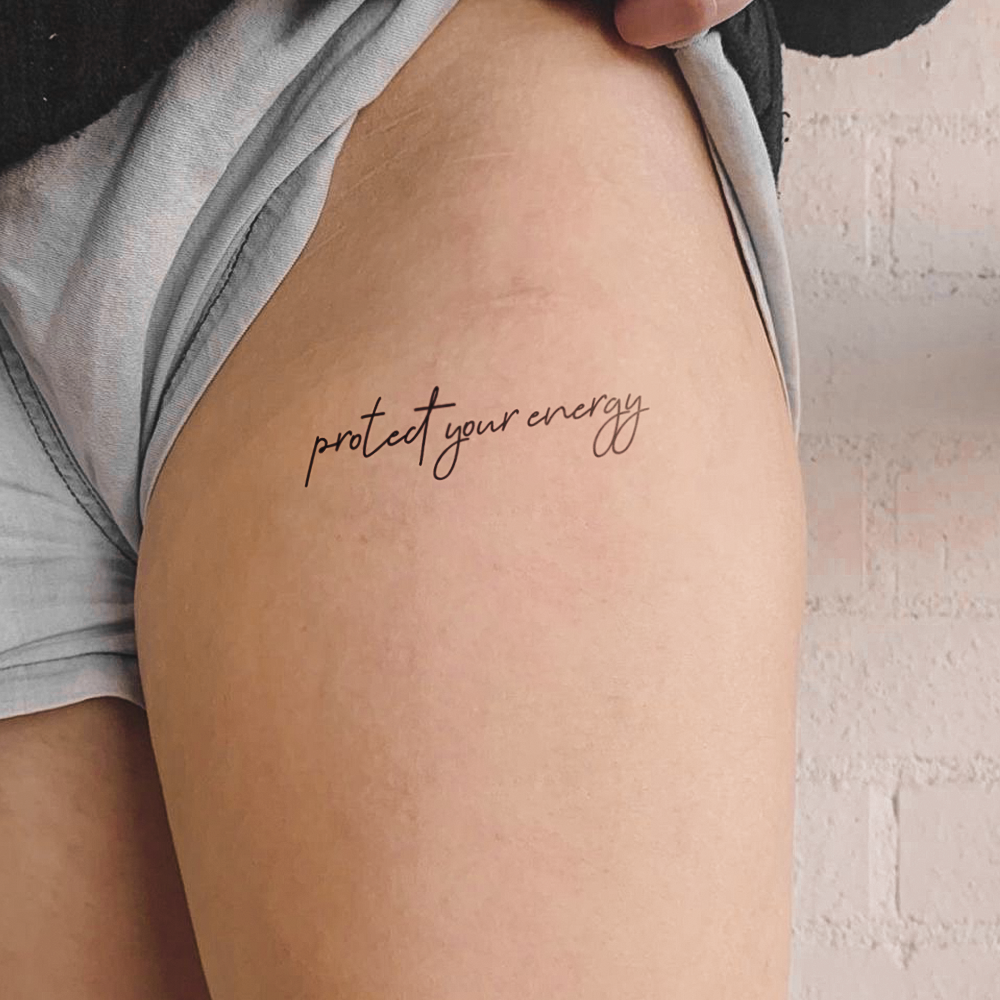 Tattoo protects your energy