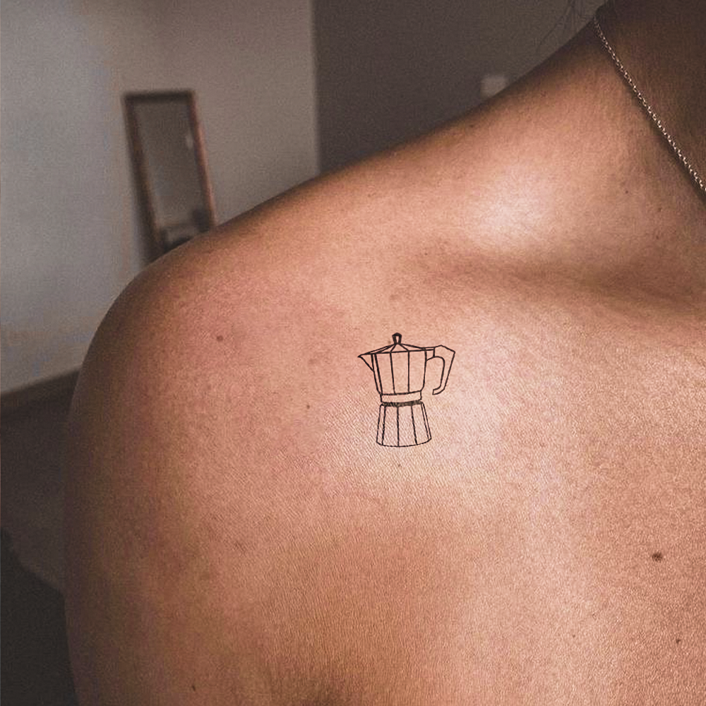Tatuagem de cafeteira