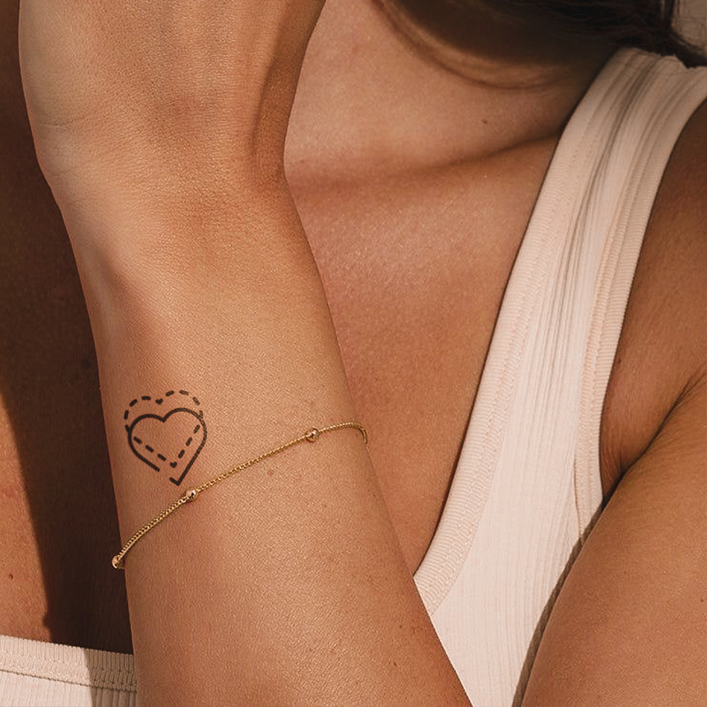 Tatuaje Doble corazon