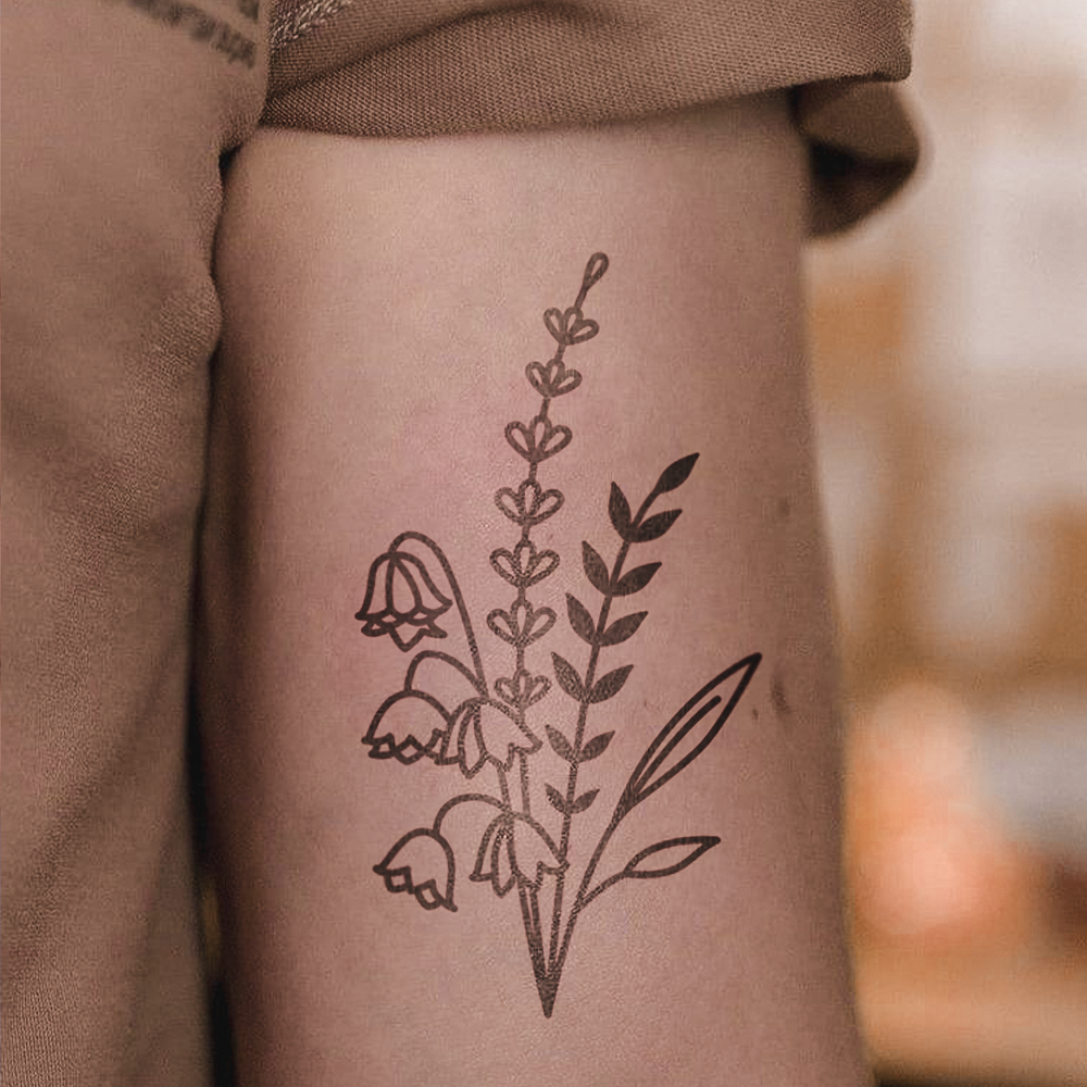 Tatuaje Lirio del valle