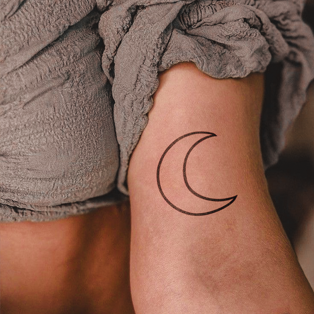 Waning Moon Tattoo