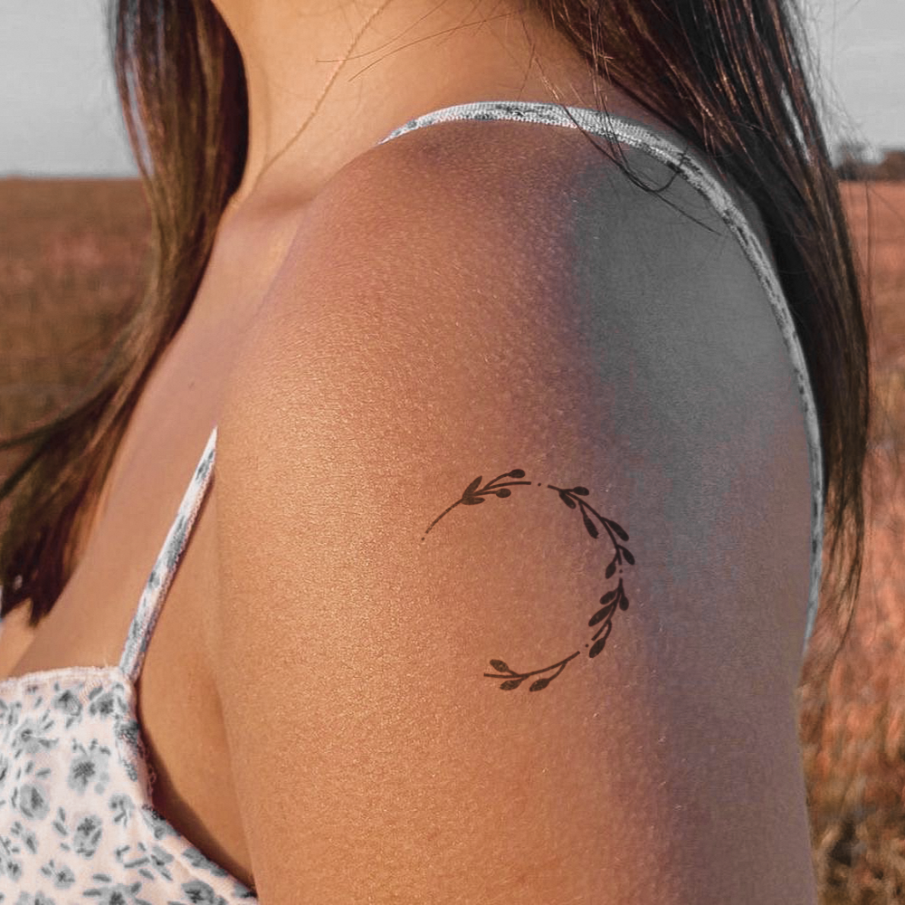 Leaf Crown Tattoo