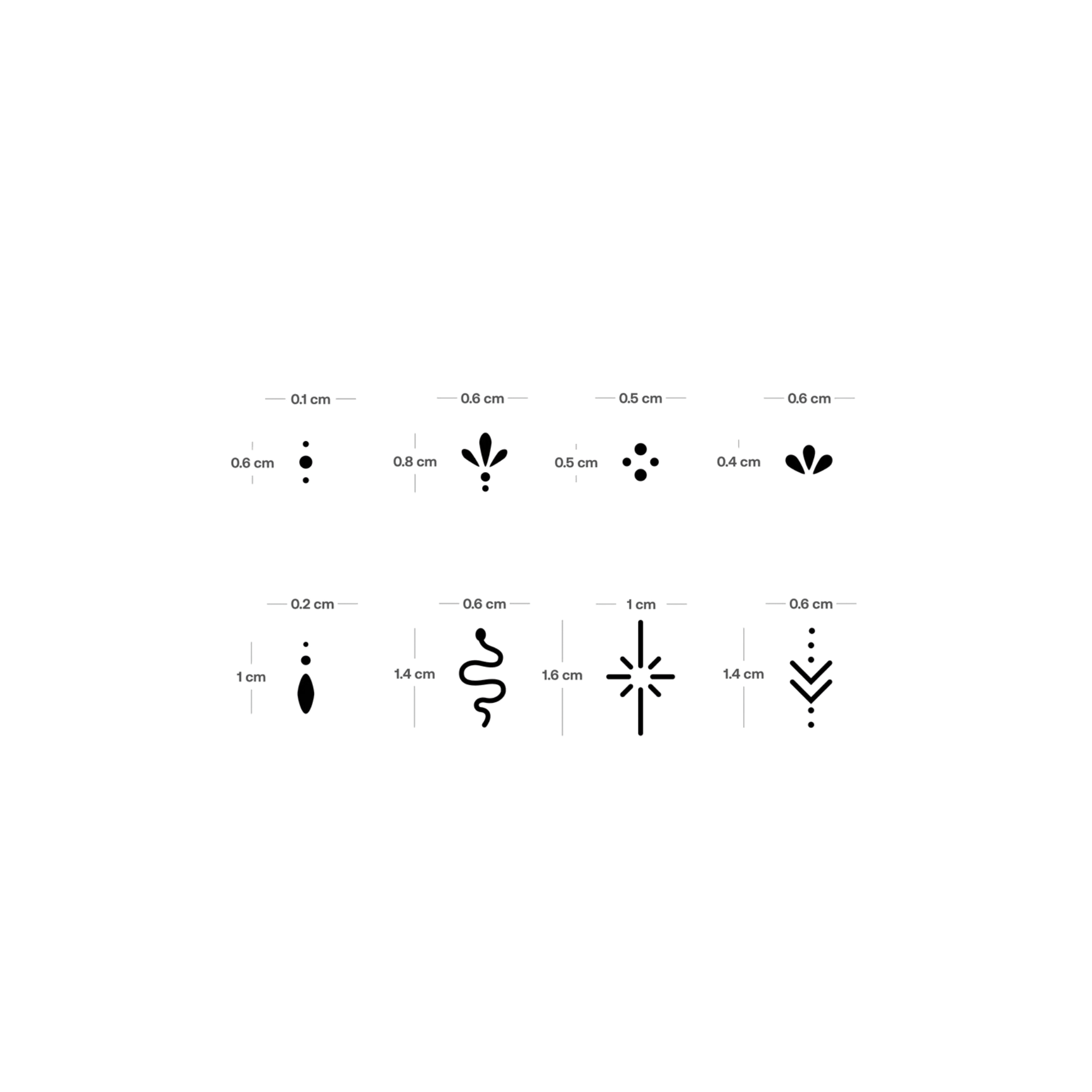 Tatuaje Adornos dedos
