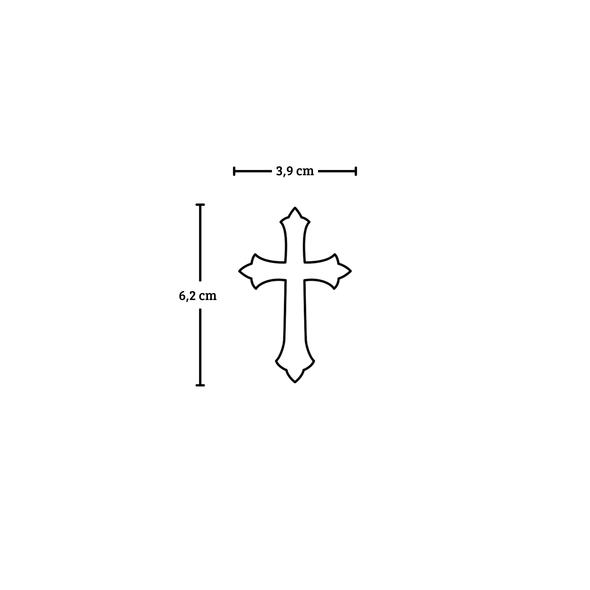 Large Cross Tattoo