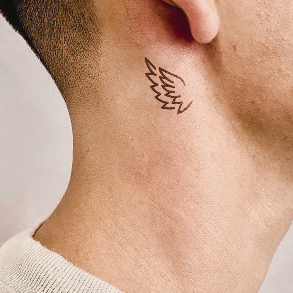 Tatuaje de alas espiritual