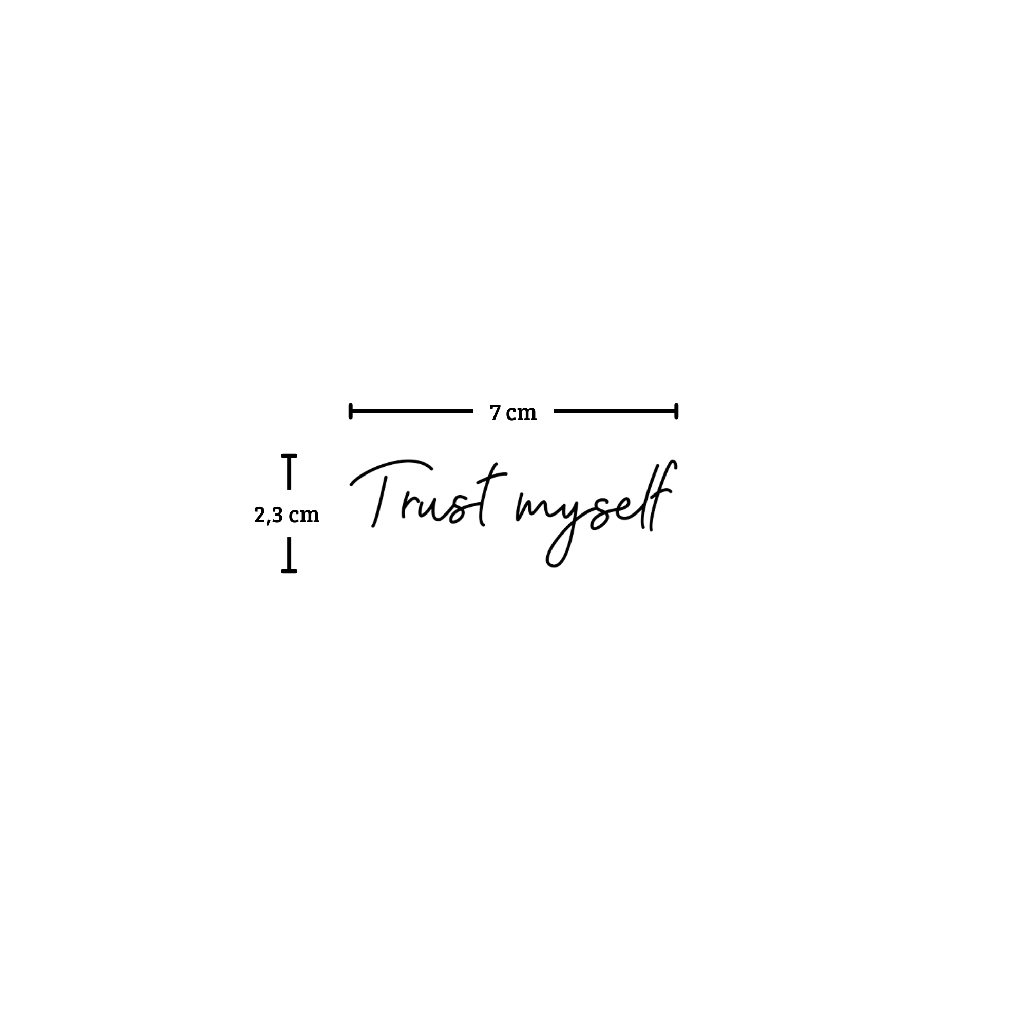 Trust yourself tattoo