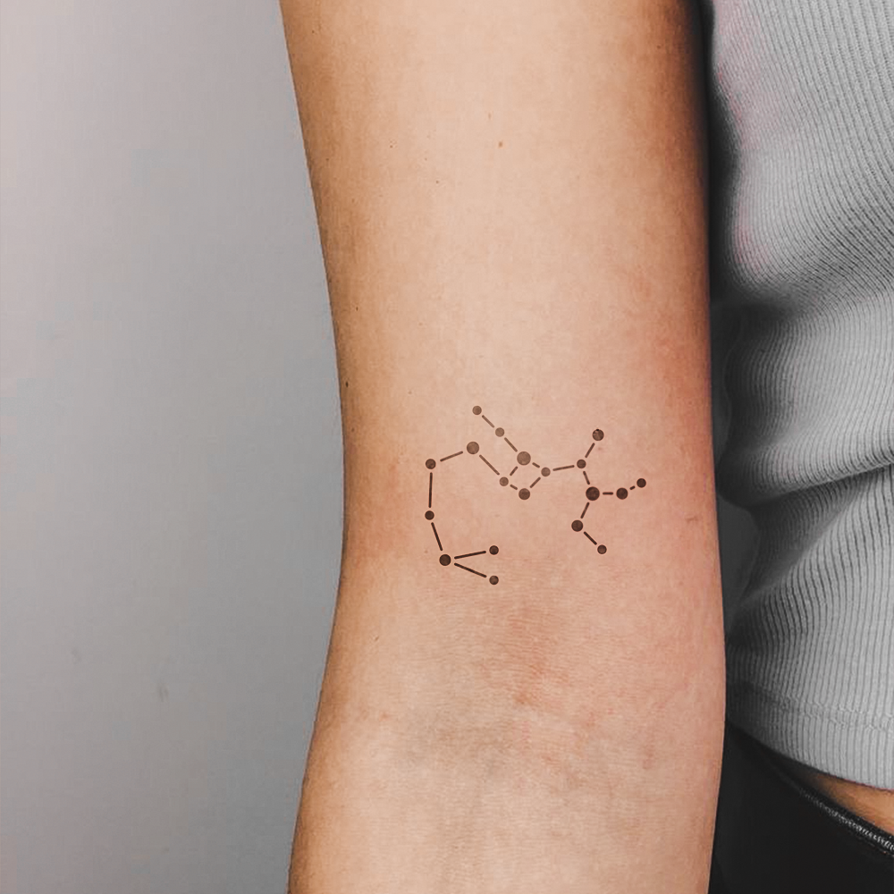 Tatuagem da constelação de Sagitário